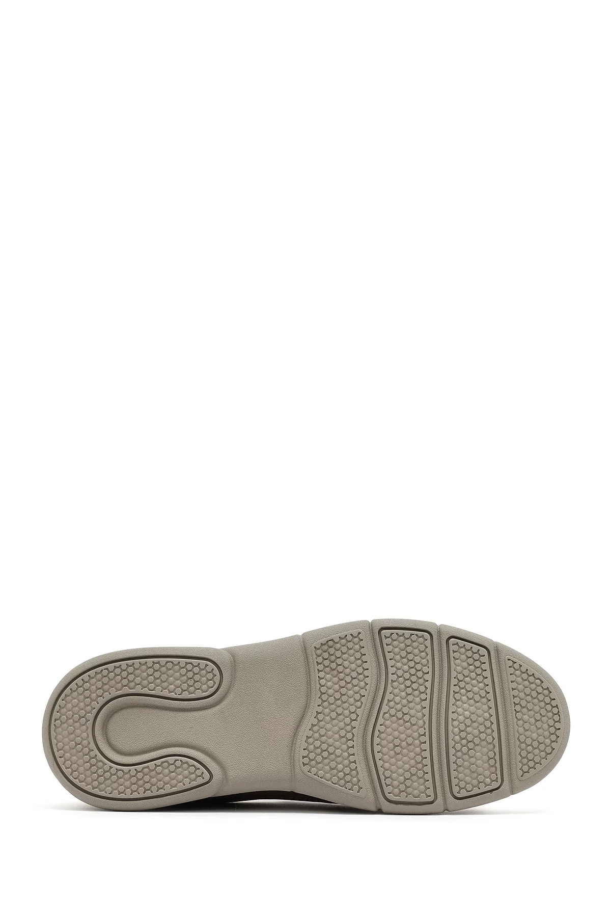 Erkek Bej Nubuk Deri Comfort Loafer - Image 4