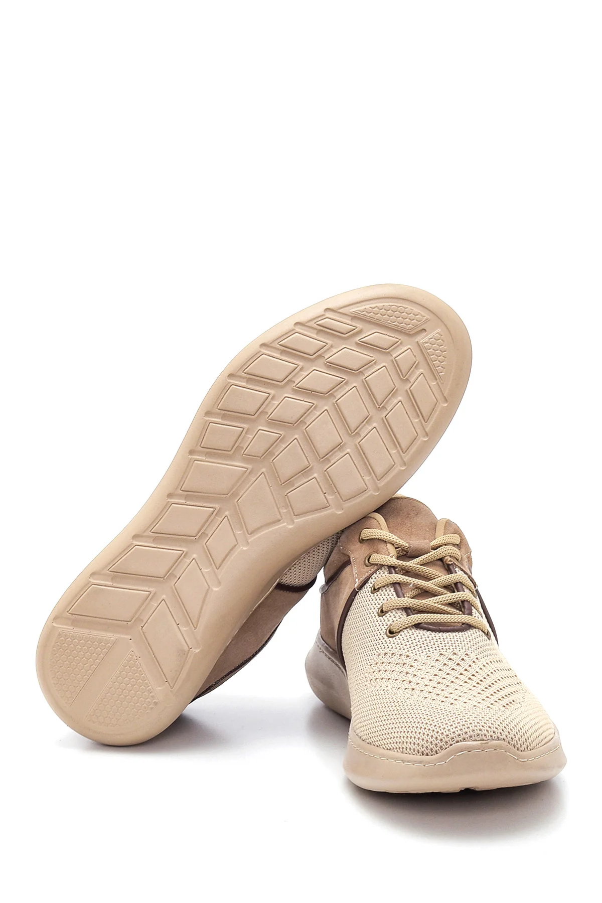 Erkek Bej Sneaker - Image 4