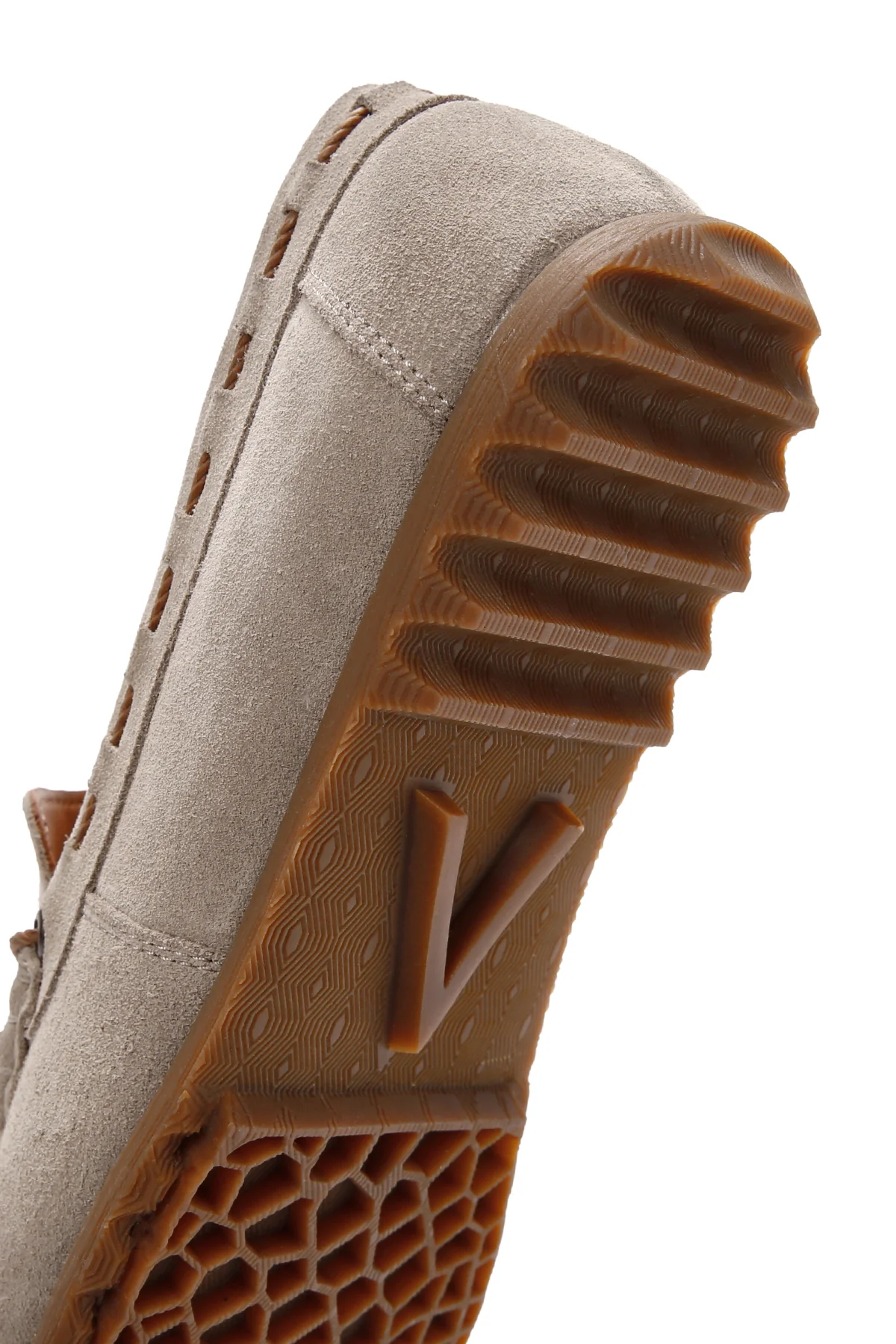 Erkek Bej Süet Deri Casual Loafer - Image 9