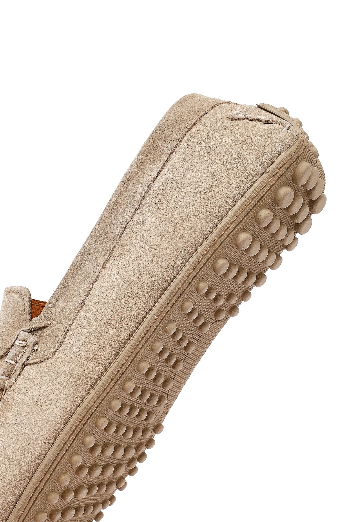 Erkek Bej Süet Deri Casual Loafer - Image 8