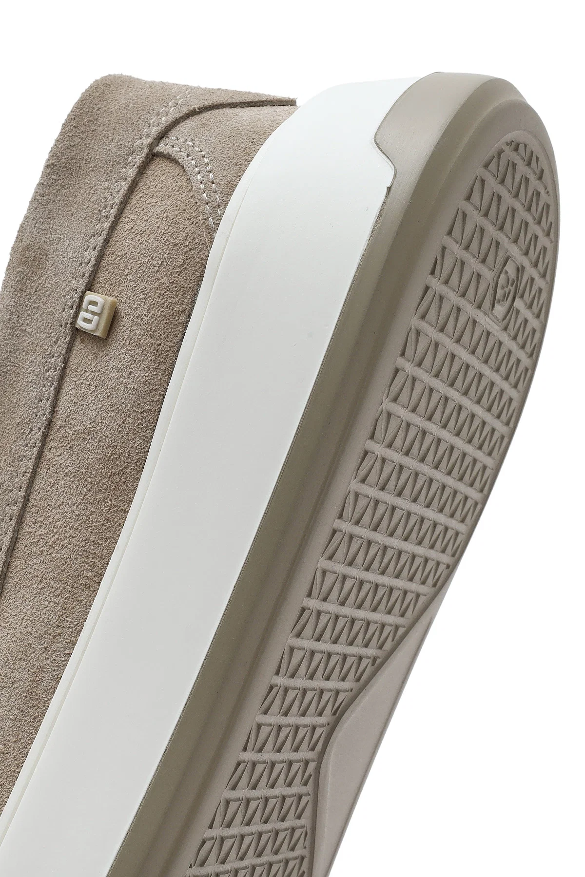 Erkek Bej Süet Deri Casual Loafer - Image 8