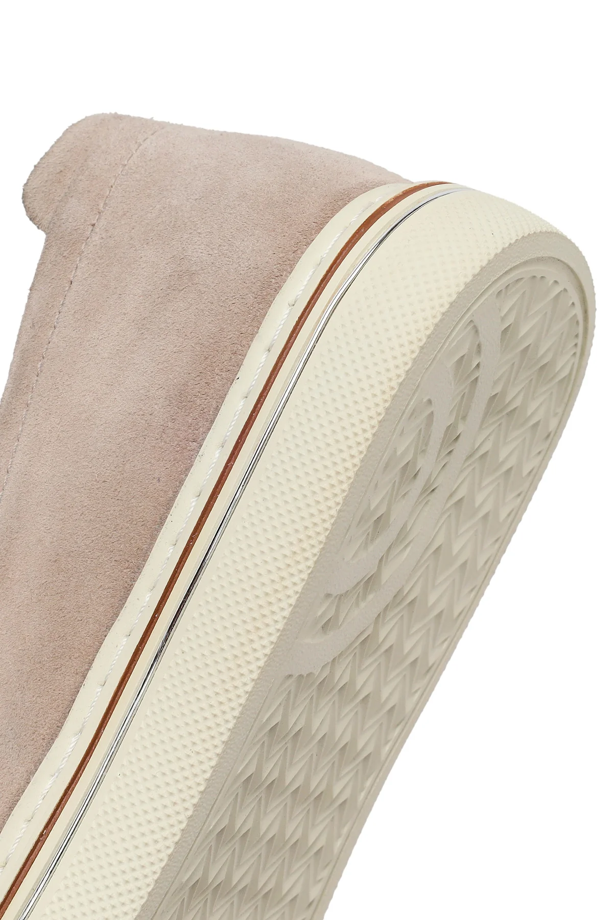Erkek Bej Süet Deri Casual Loafer - Image 8