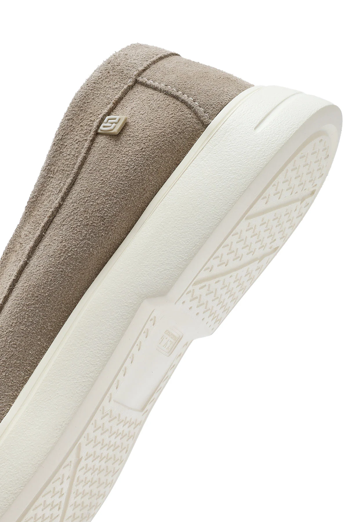 Erkek Bej Süet Deri Casual Loafer - Image 10