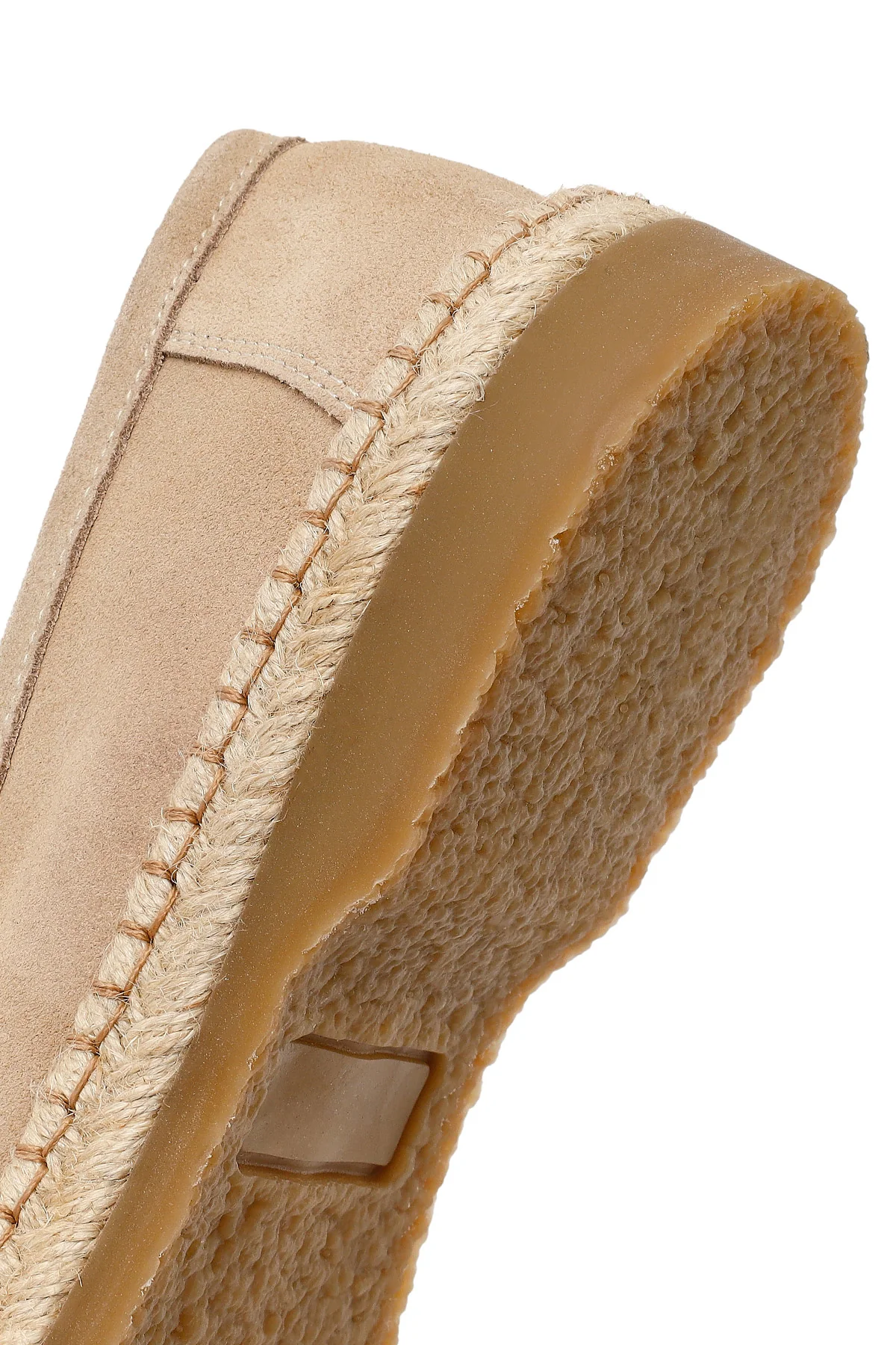 Erkek Bej Süet Deri Casual Loafer - Image 9