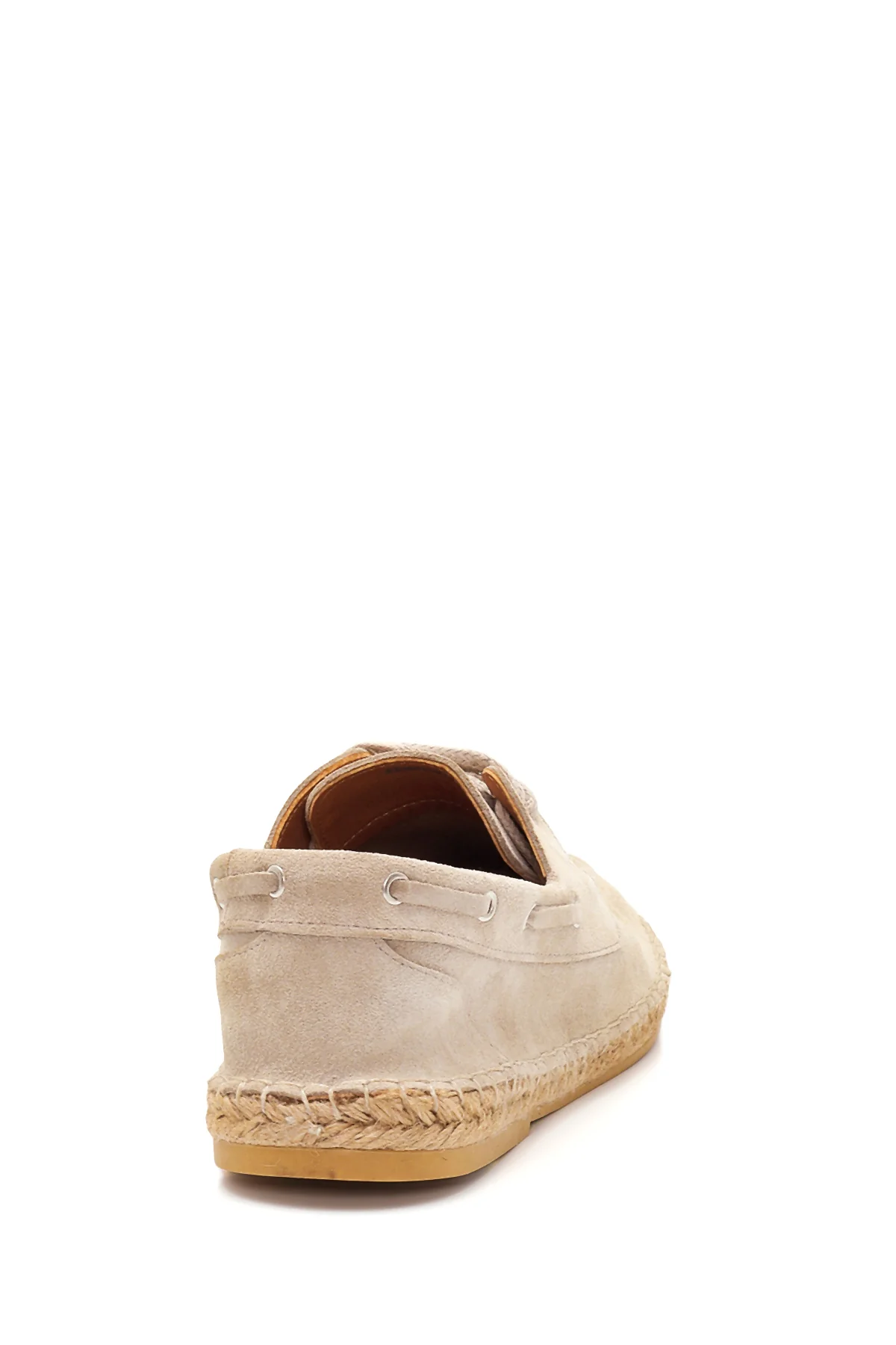 Erkek Bej Süet Deri Espadril - Image 5