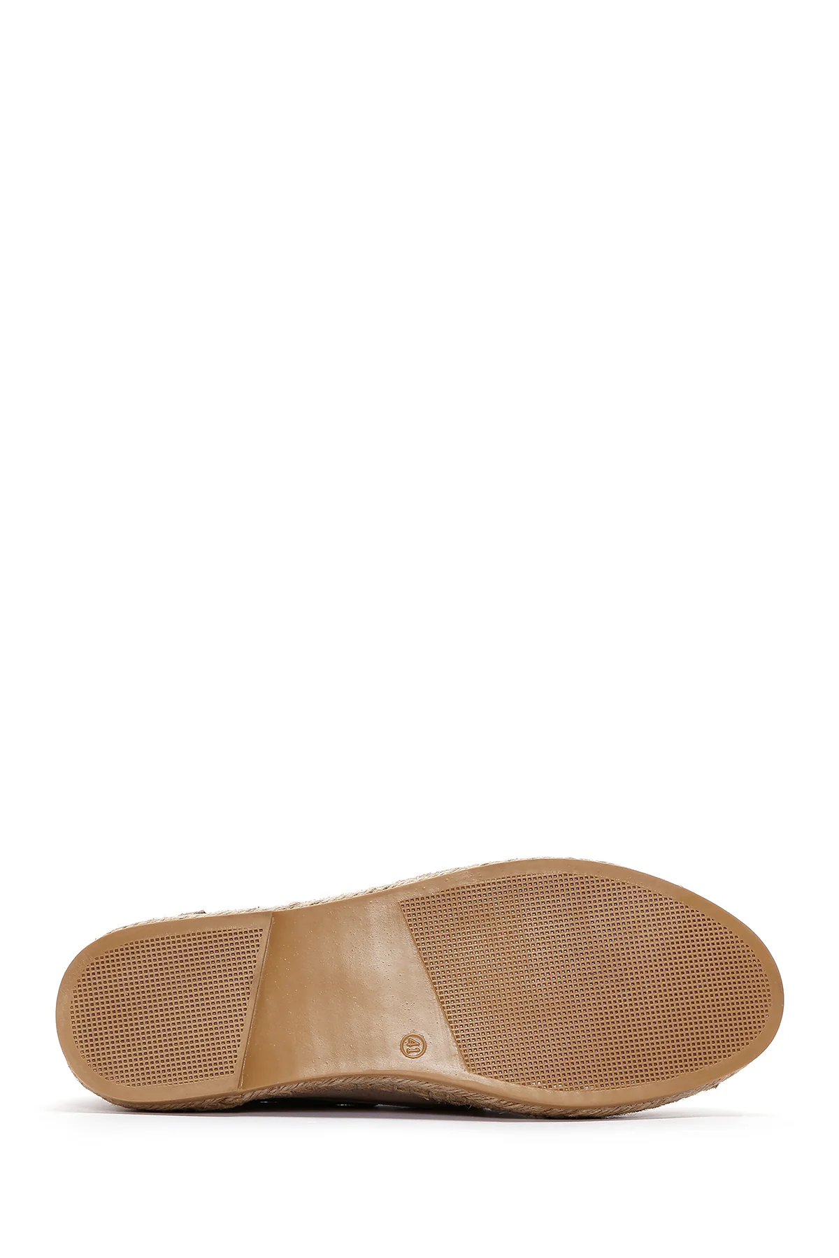 Erkek Bej Süet Deri Espadril - Image 5