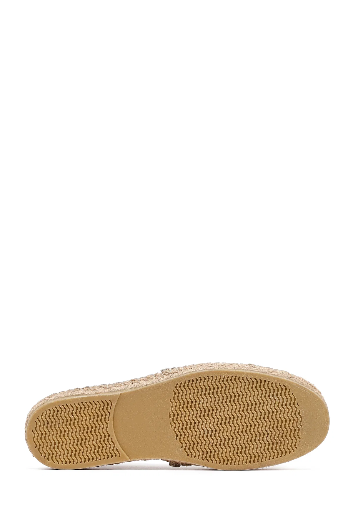 Erkek Bej Süet Deri Espadril - Image 4