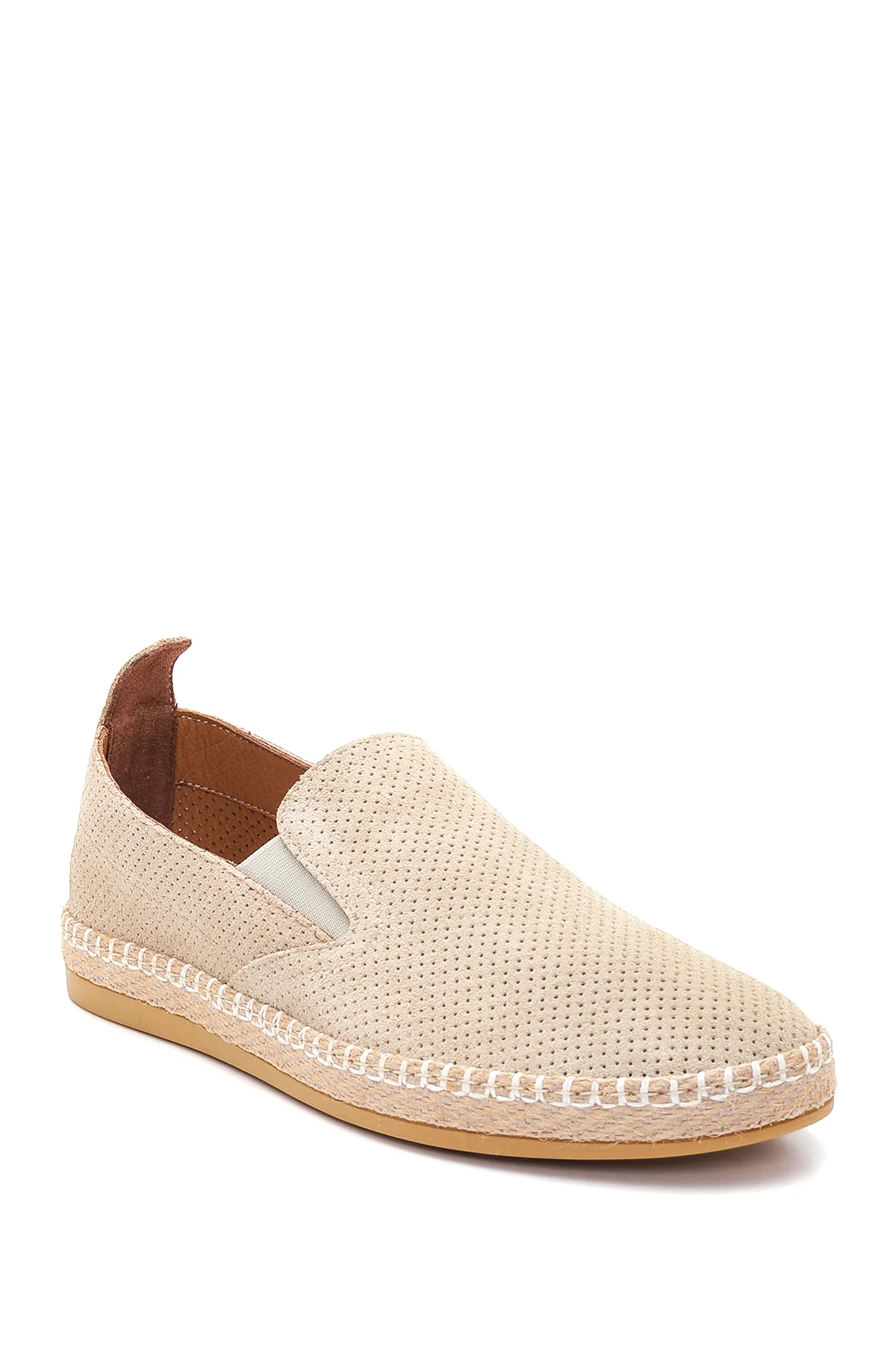 Erkek Bej Süet Deri Loafer - Image 3