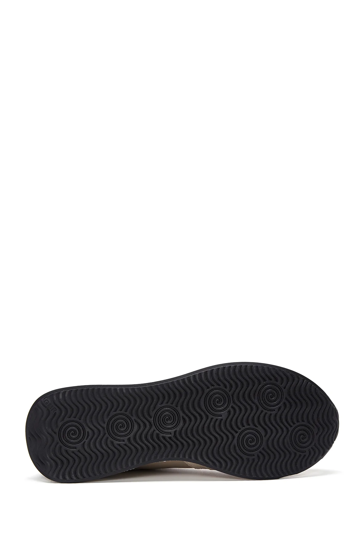 Erkek Bej Süet Deri Sneaker - Image 4