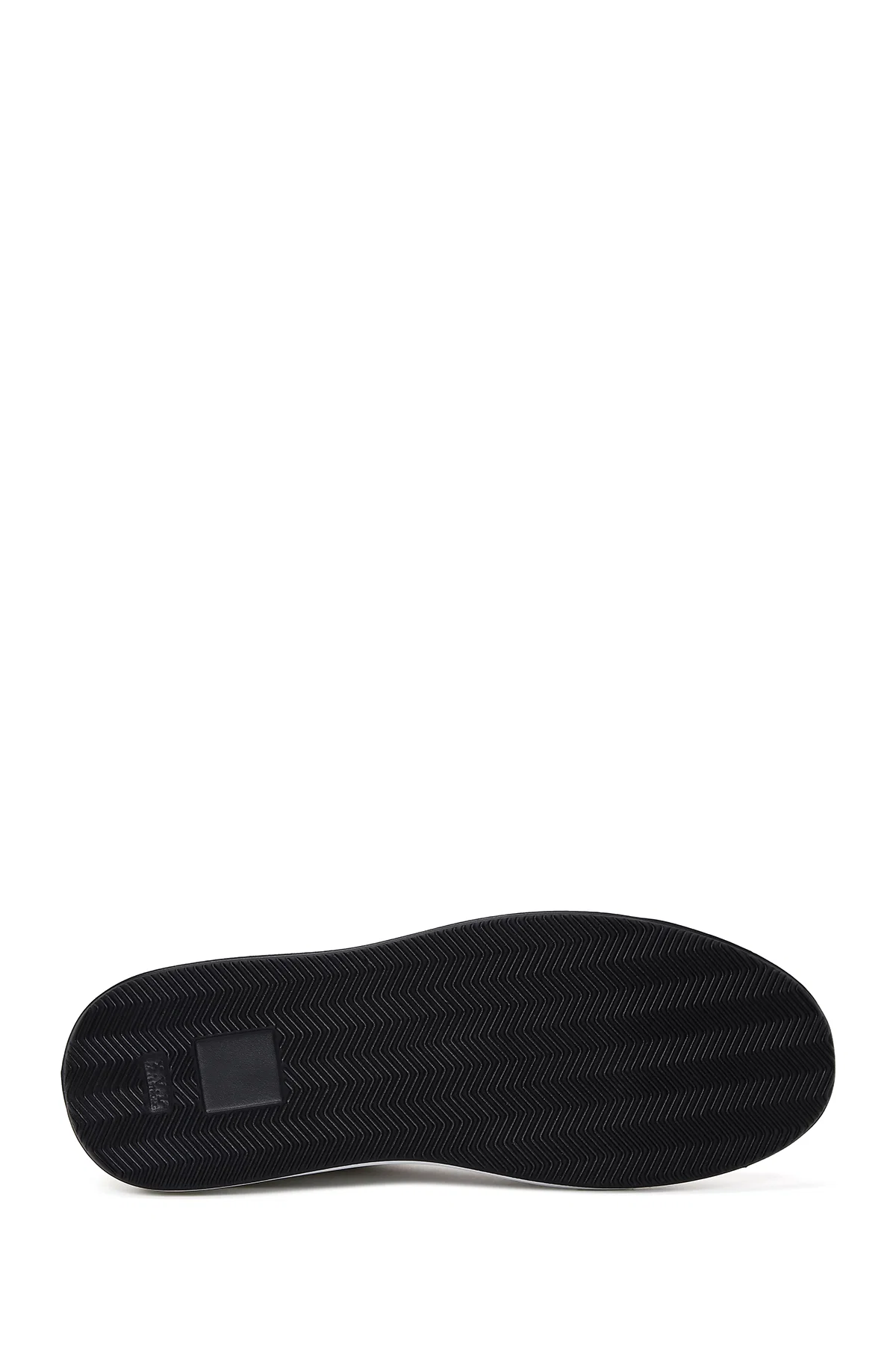 Erkek Beyaz Bağcıklı Deri Sneaker - Image 4