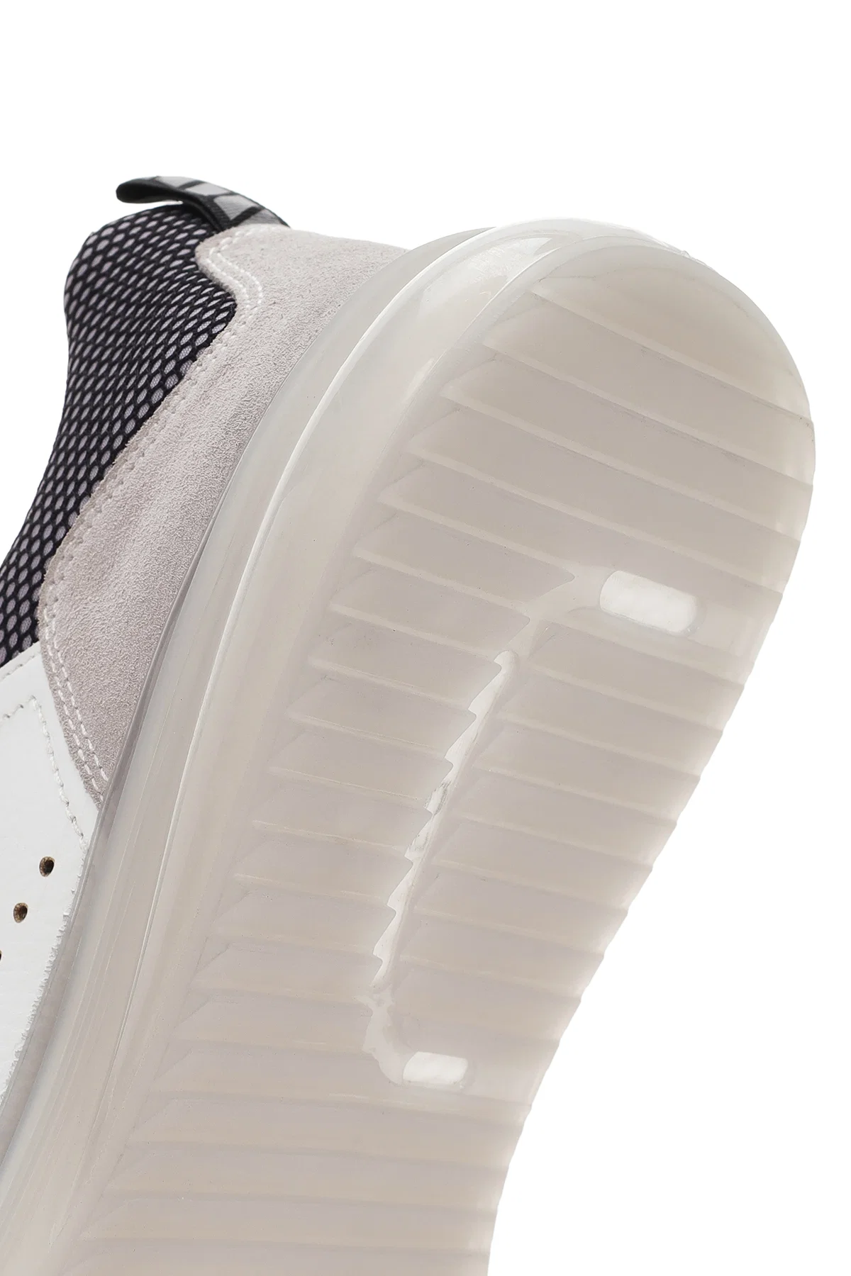 Erkek Beyaz Bağcıklı Deri Sneaker - Image 8