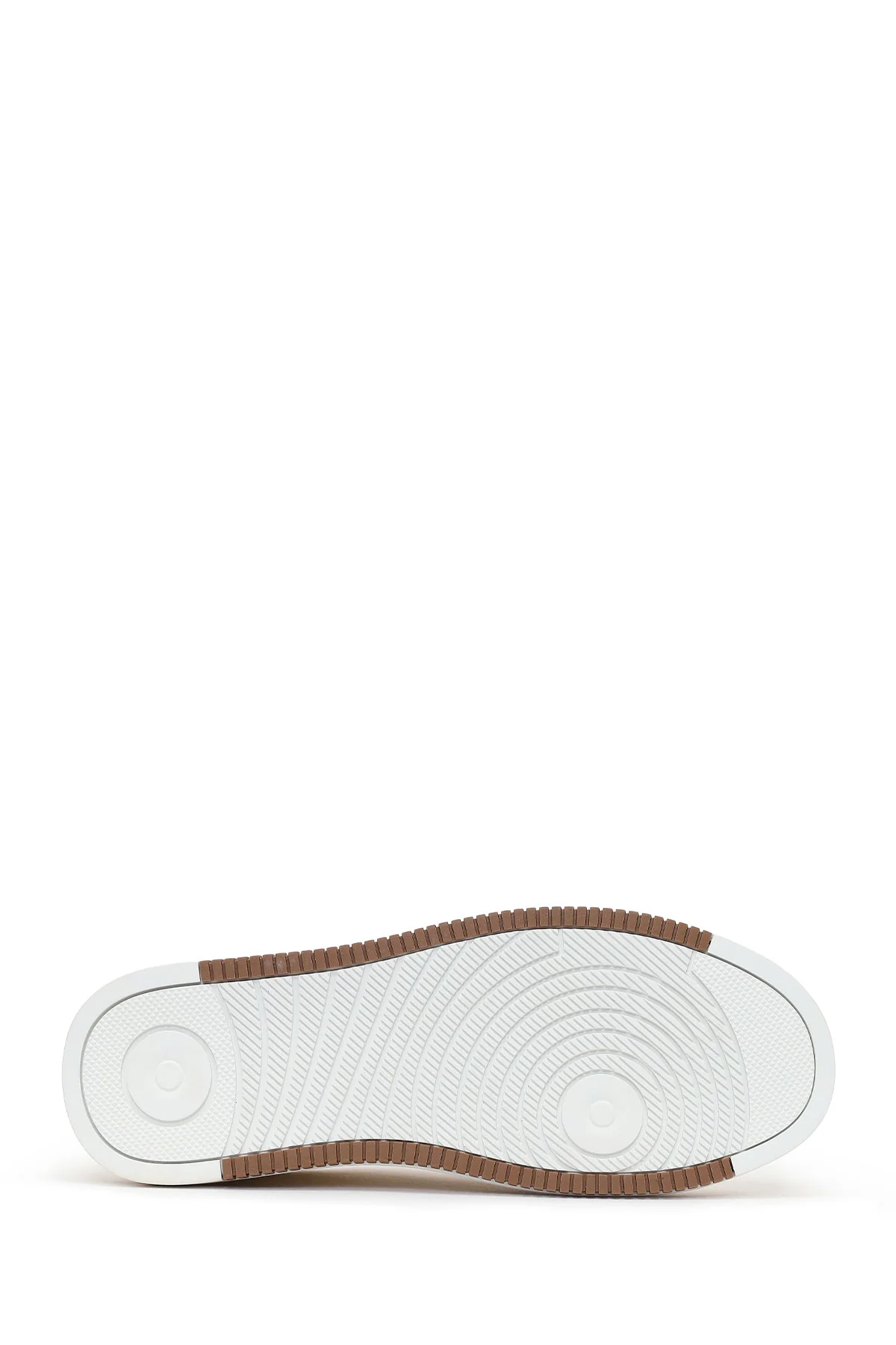 Erkek Beyaz Bağcıklı Deri Sneaker - Image 6