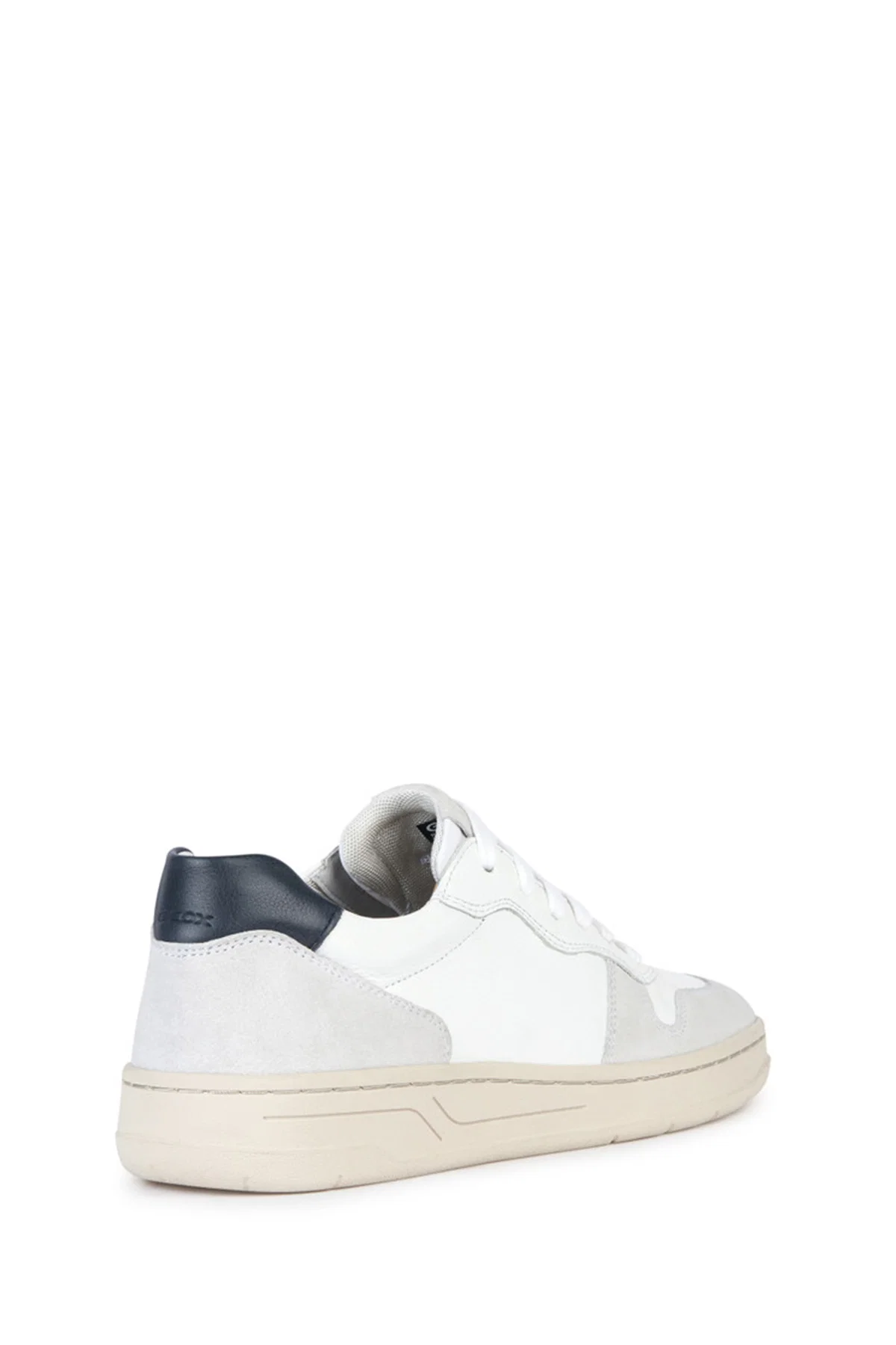 Geox Erkek Beyaz Bağcıklı Deri Sneaker - Image 4