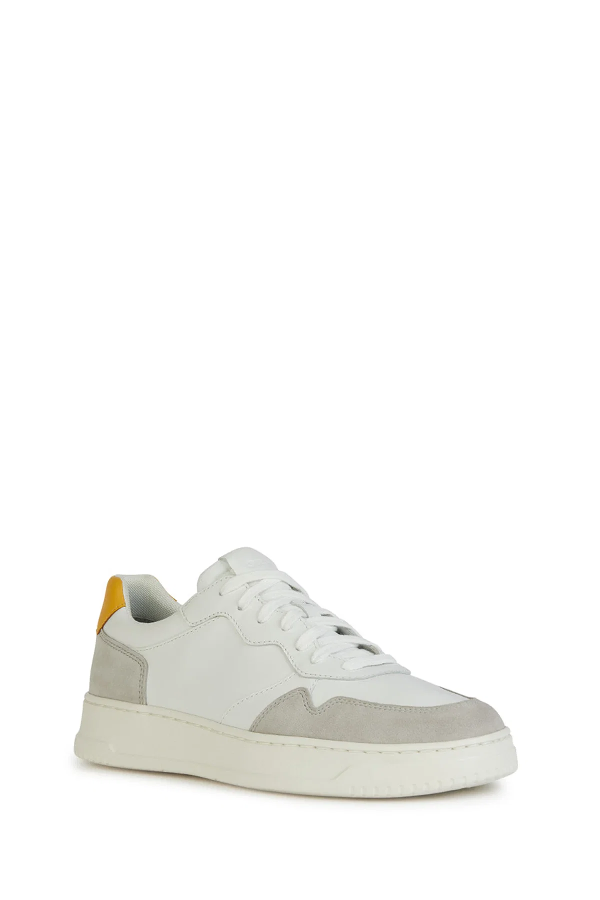 Geox Erkek Beyaz Deri Sneaker - Image 2