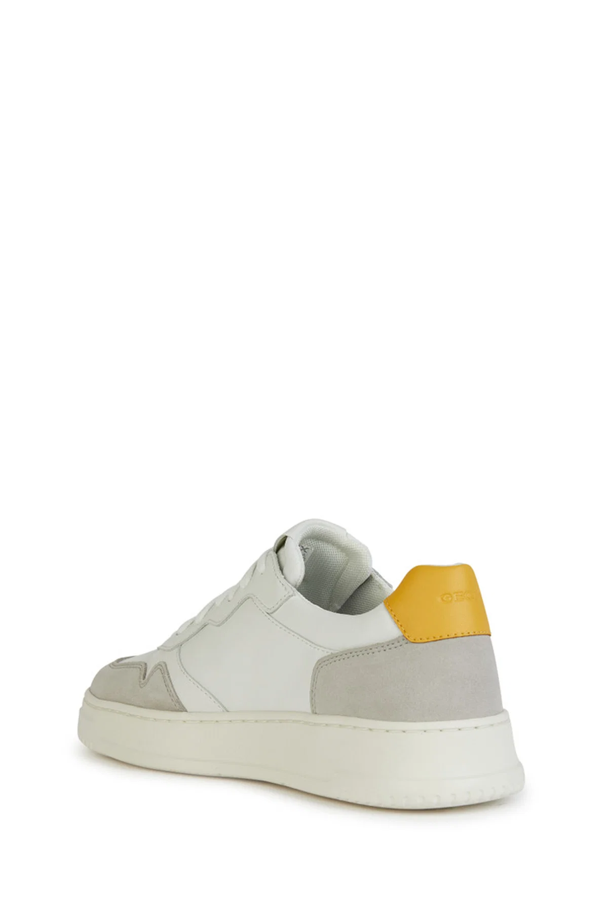 Geox Erkek Beyaz Deri Sneaker - Image 3