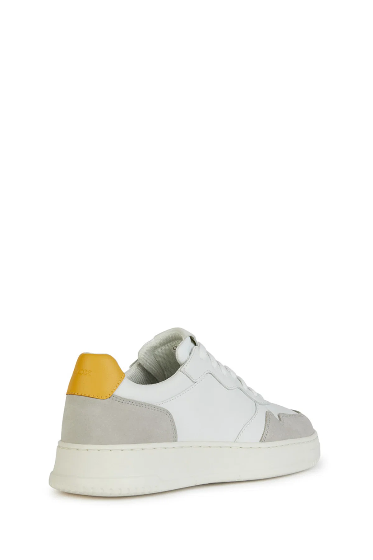 Geox Erkek Beyaz Deri Sneaker - Image 4