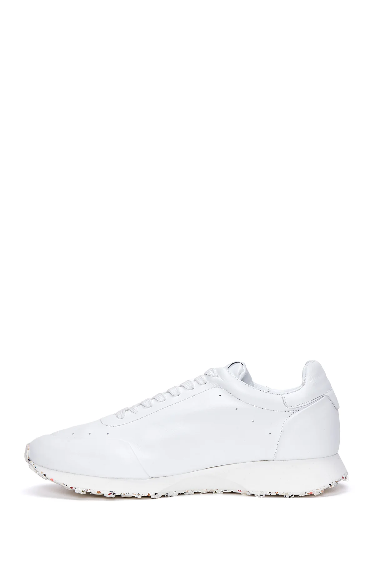 Erkek Beyaz Deri Sneaker - Image 2