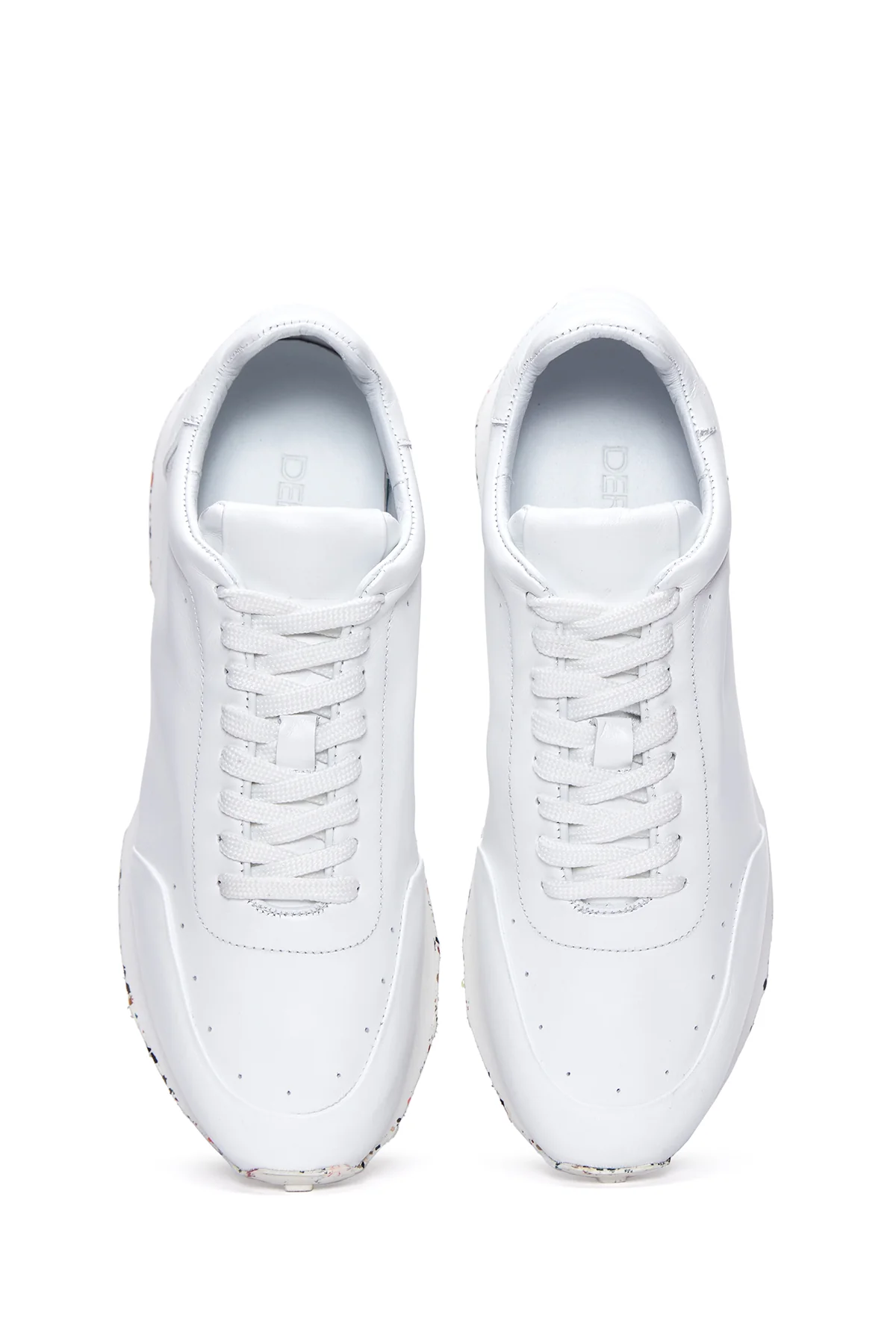 Erkek Beyaz Deri Sneaker - Image 6