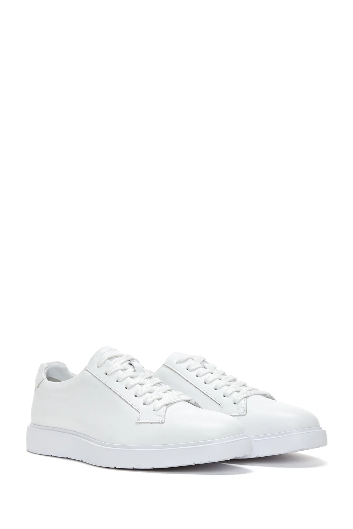 Erkek Beyaz Deri Sneaker - Image 3