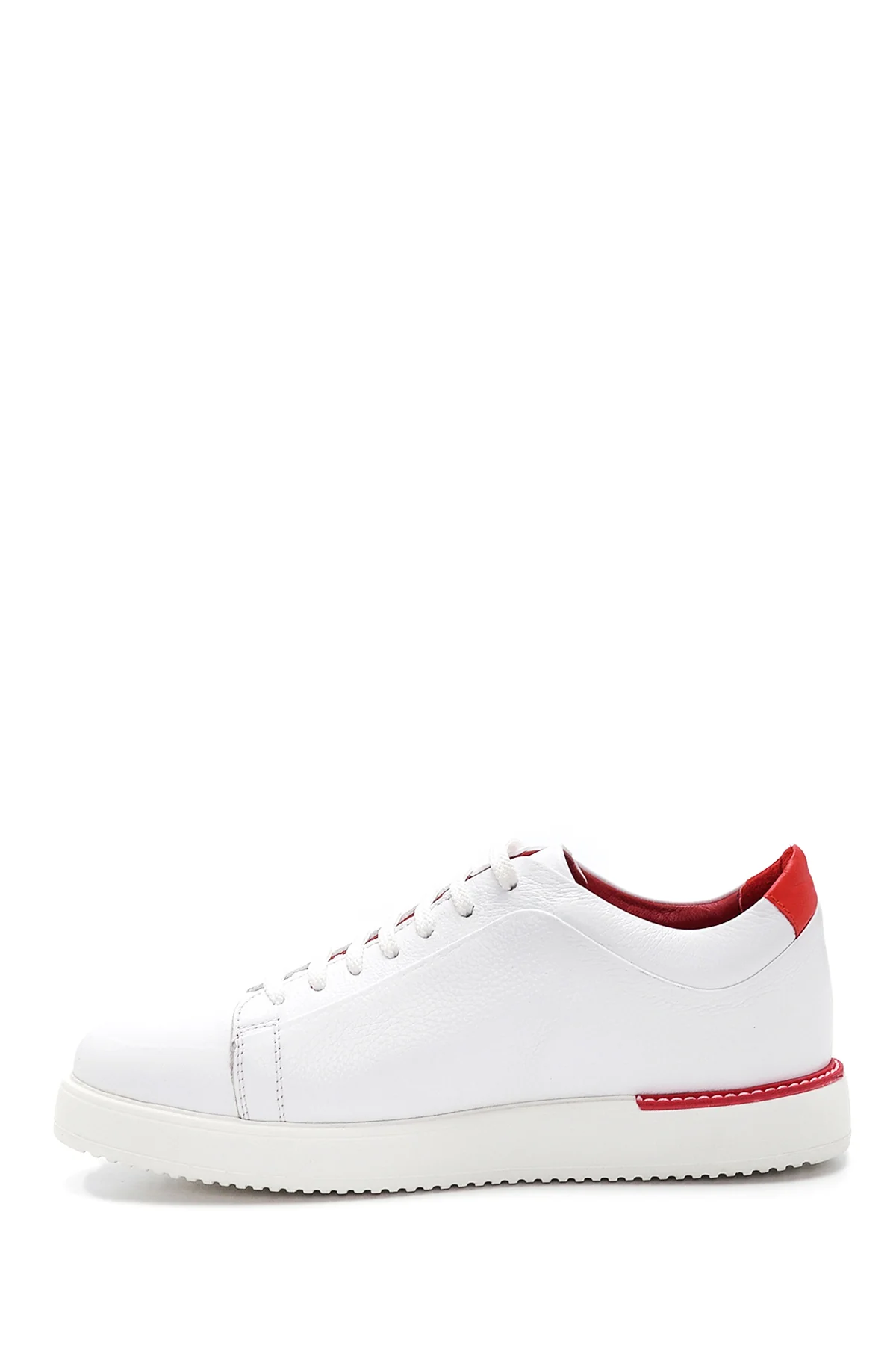 Erkek Beyaz Deri Sneaker - Image 2
