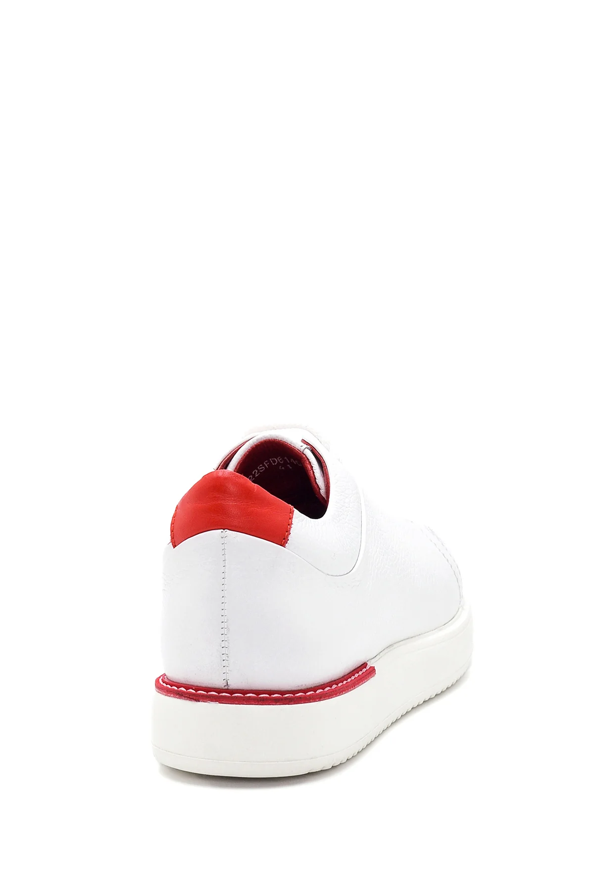 Erkek Beyaz Deri Sneaker - Image 5