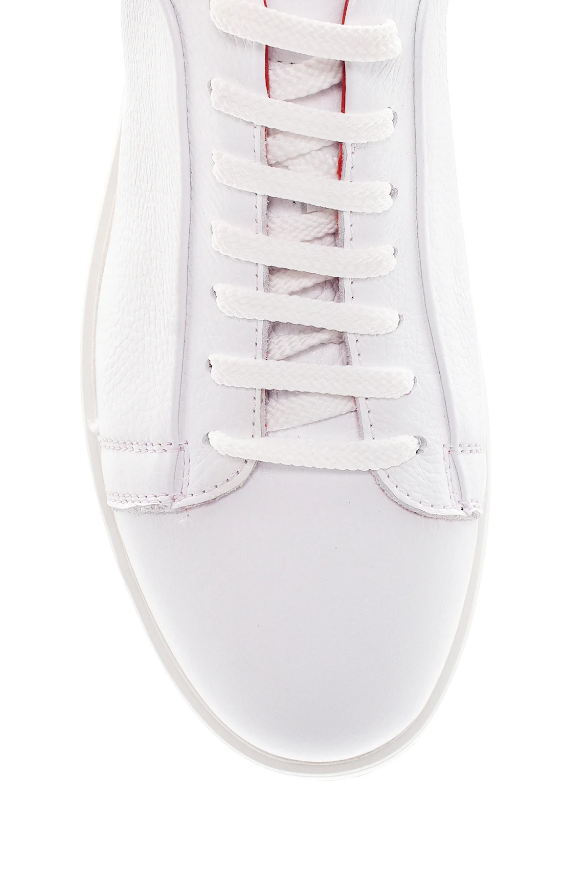 Erkek Beyaz Deri Sneaker - Image 6