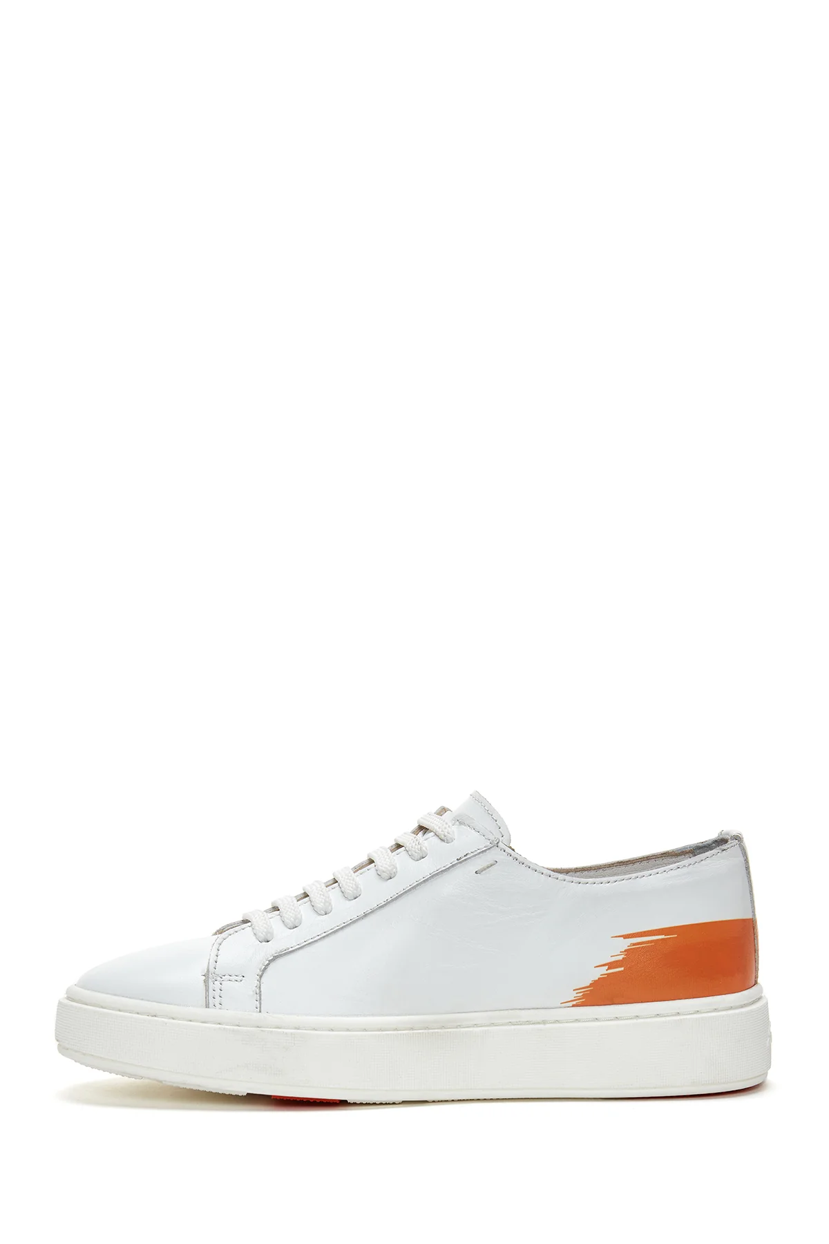 Erkek Beyaz Deri Sneaker - Image 2