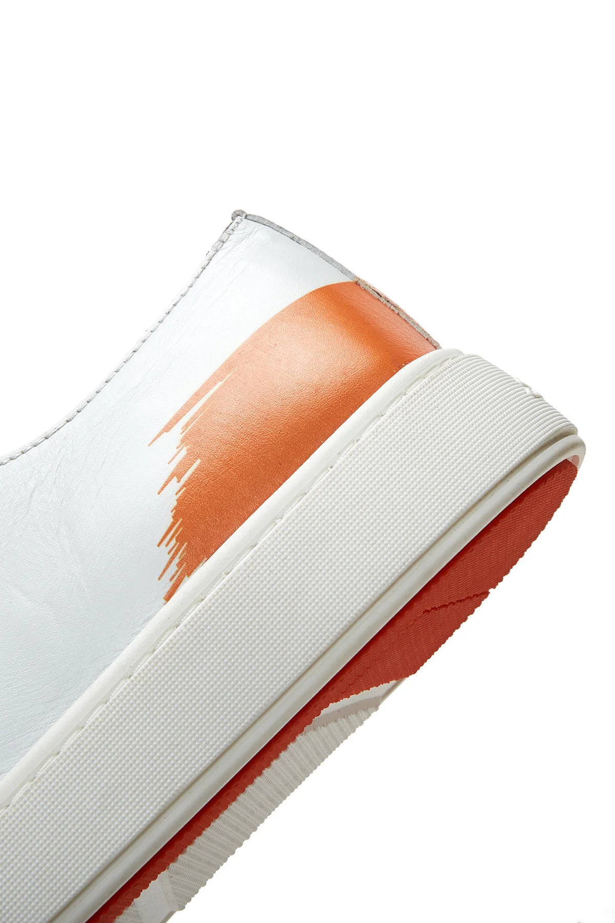 Erkek Beyaz Deri Sneaker - Image 7