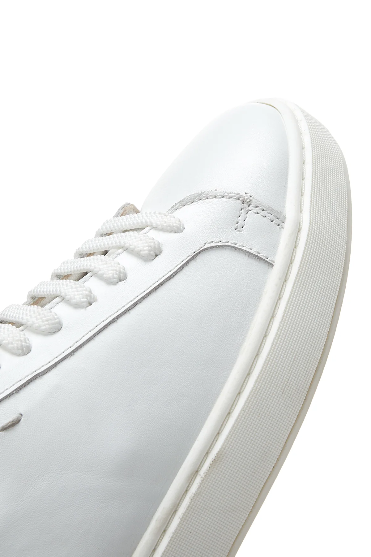 Erkek Beyaz Deri Sneaker - Image 8