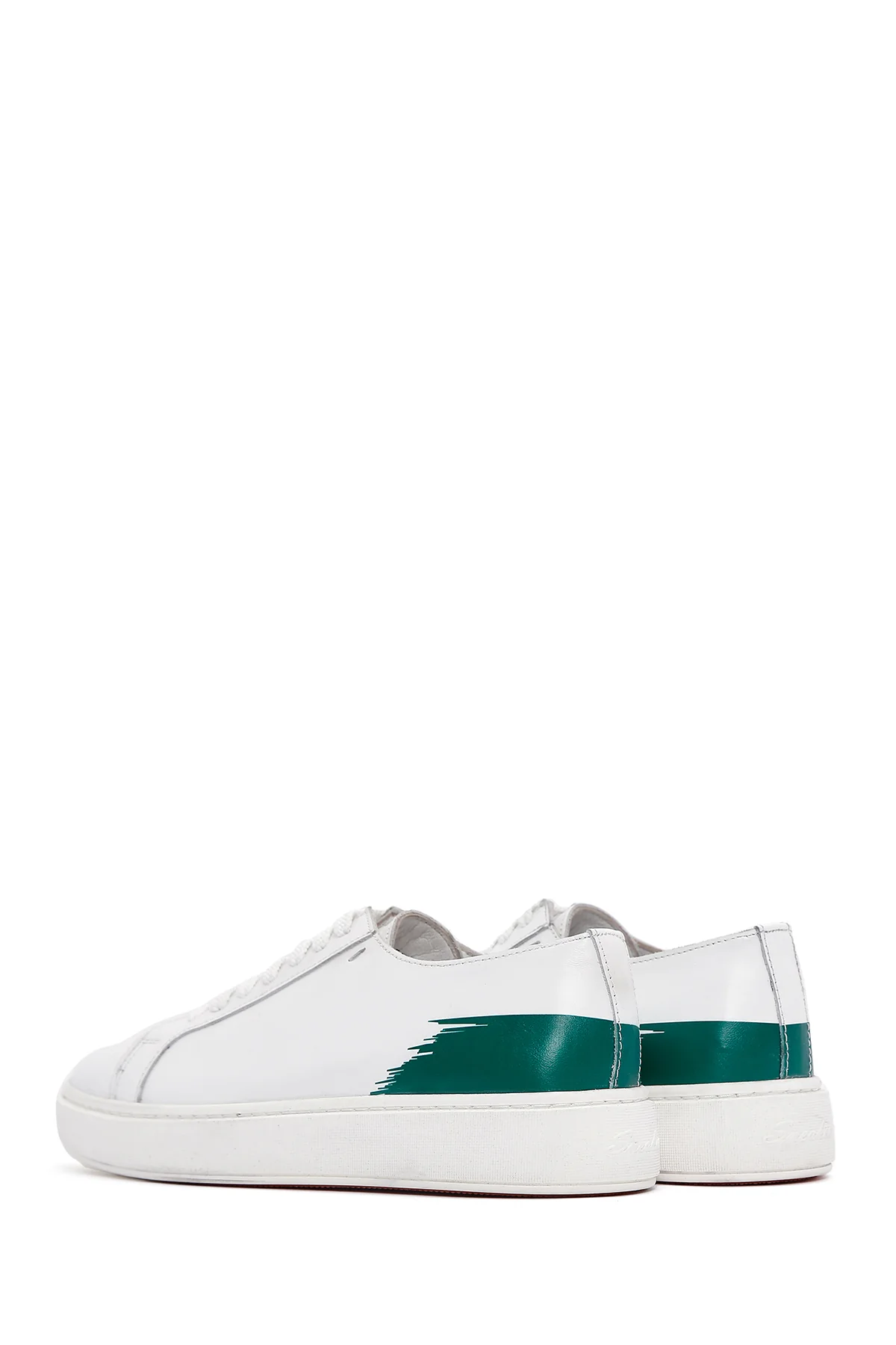 Erkek Beyaz Deri Sneaker - Image 5