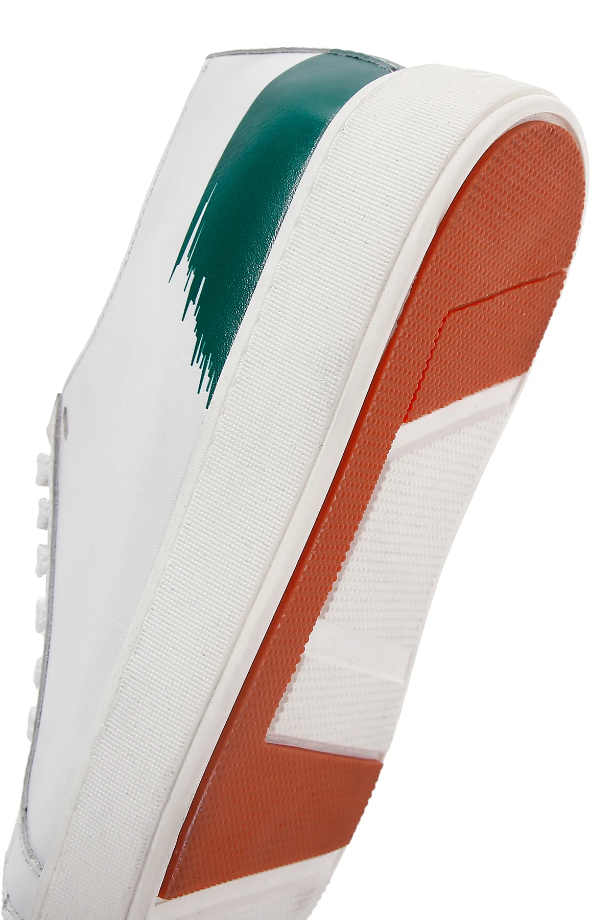 Erkek Beyaz Deri Sneaker - Image 8