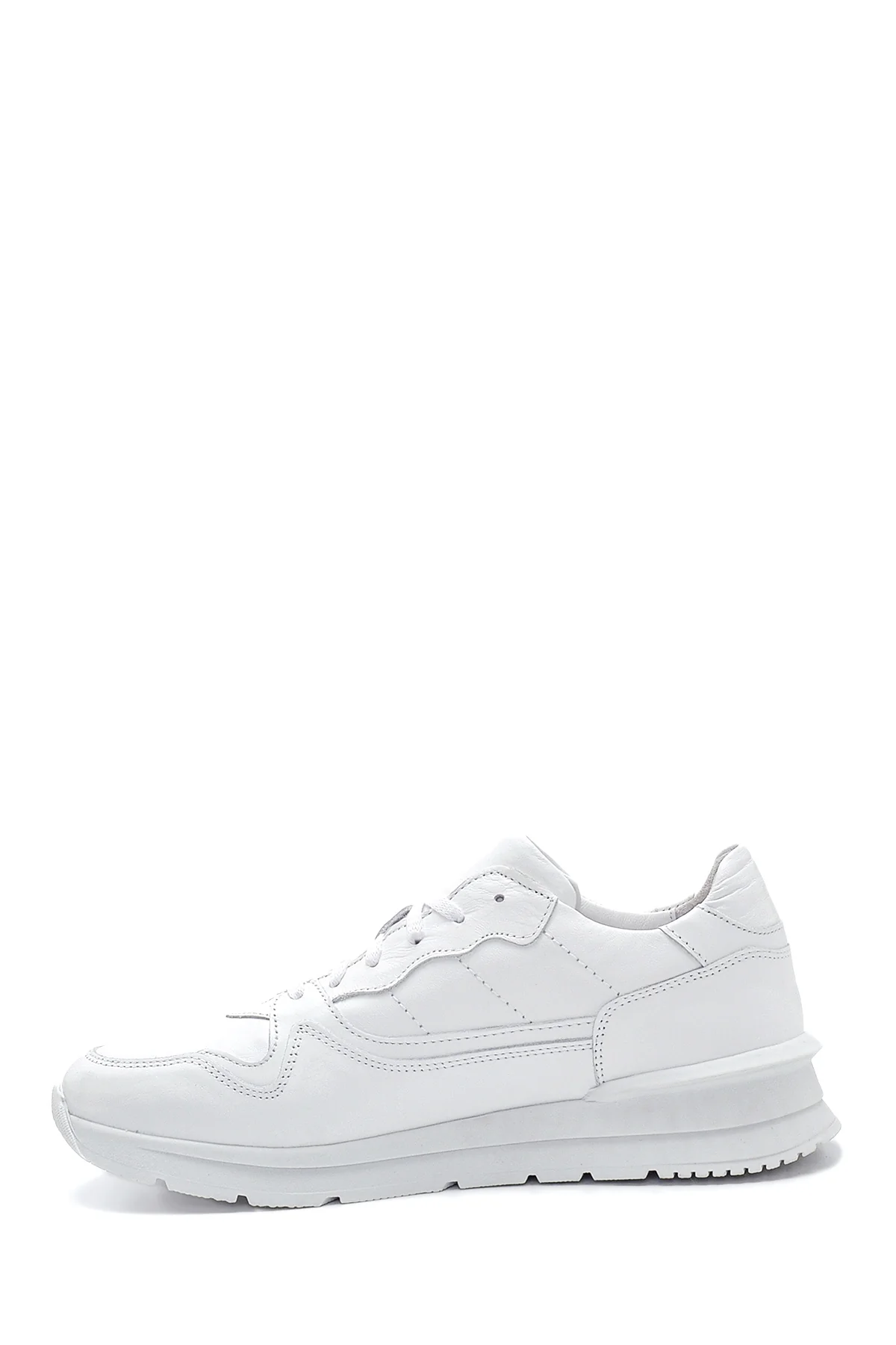 Erkek Beyaz Deri Sneaker - Image 2