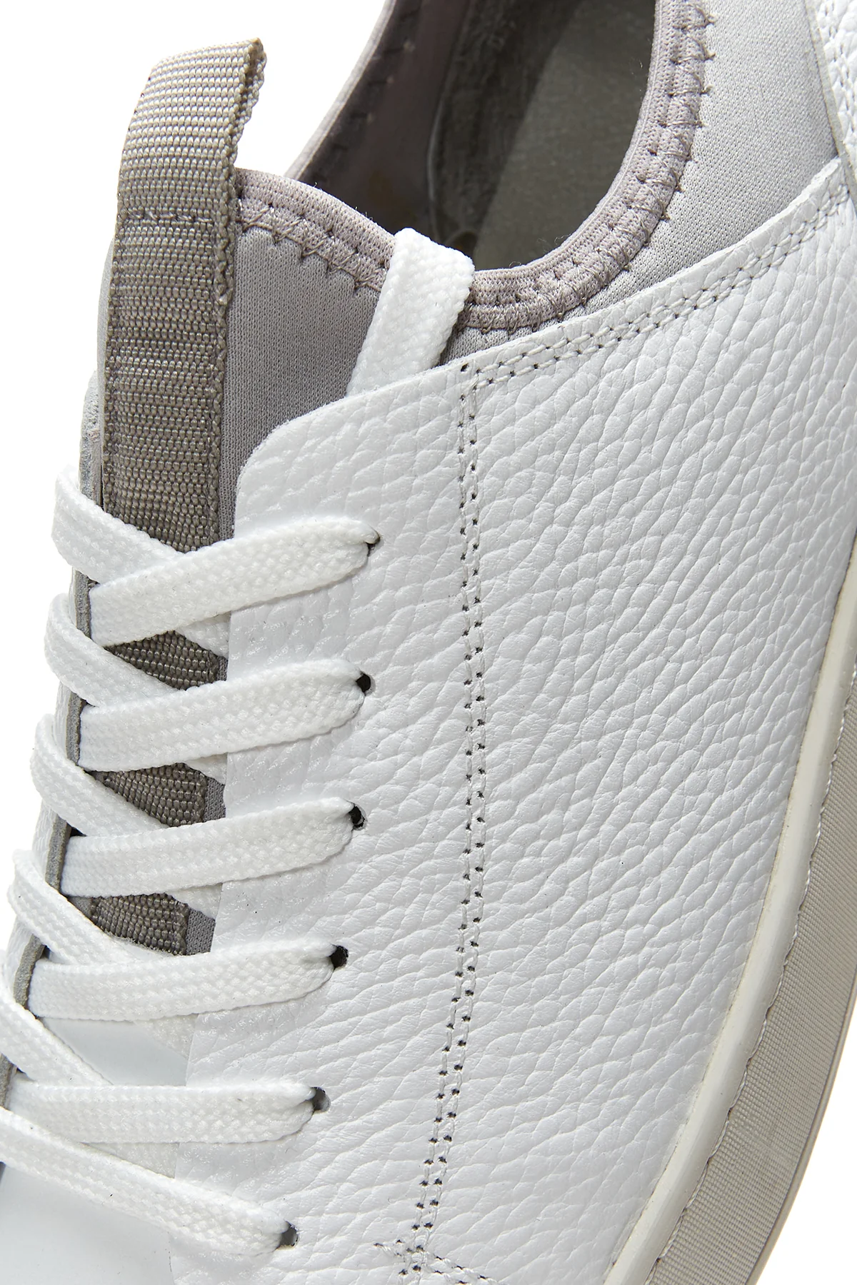 Erkek Beyaz Deri Sneaker - Image 8