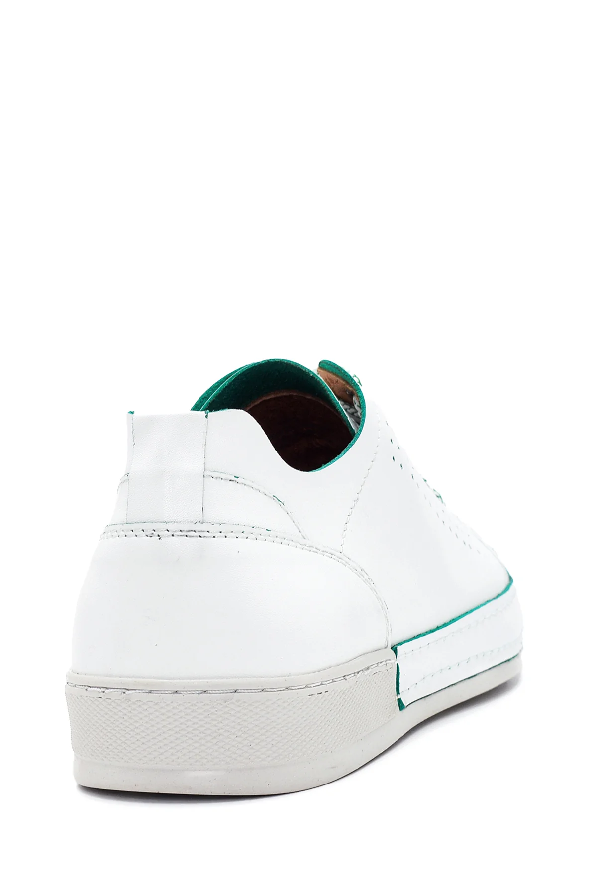 Erkek Beyaz Deri Sneaker - Image 5