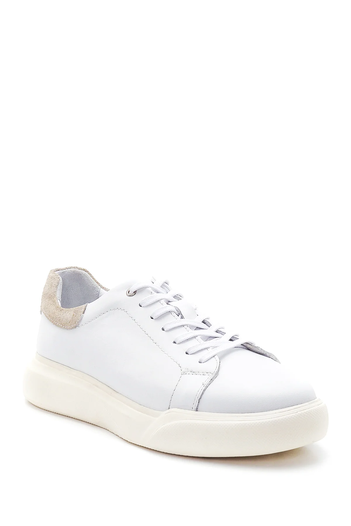 Erkek Beyaz Deri Sneaker - Image 3