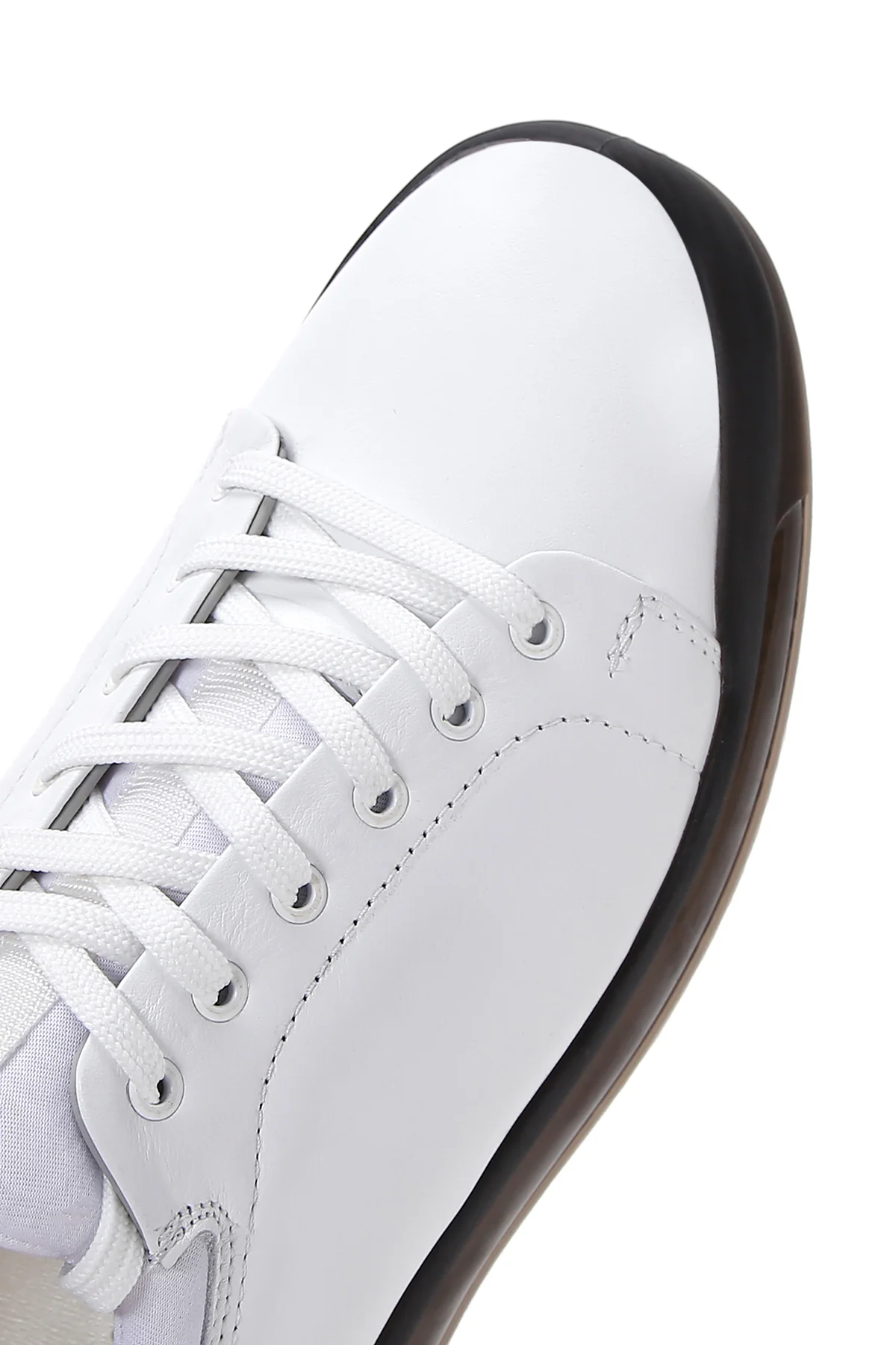 Erkek Beyaz Deri Sneaker - Image 9