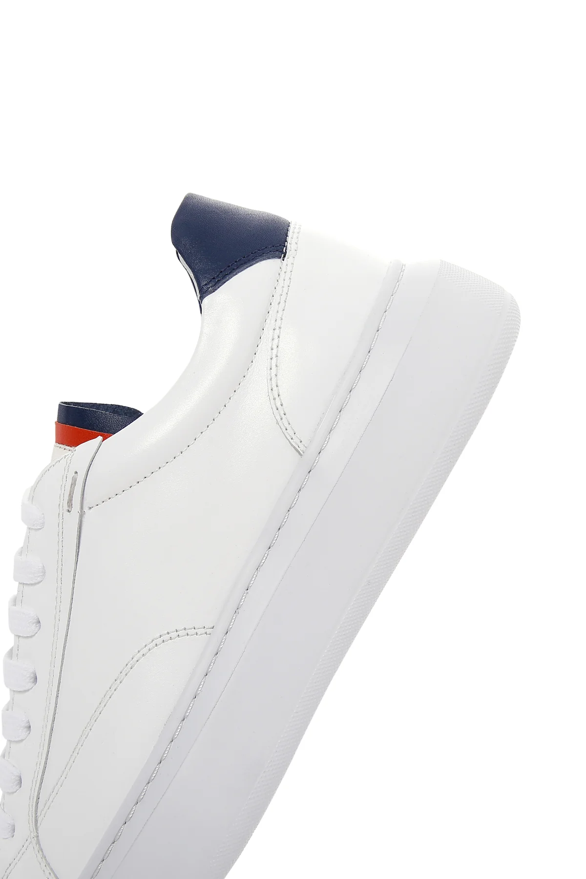 Erkek Beyaz Deri Sneaker - Image 7