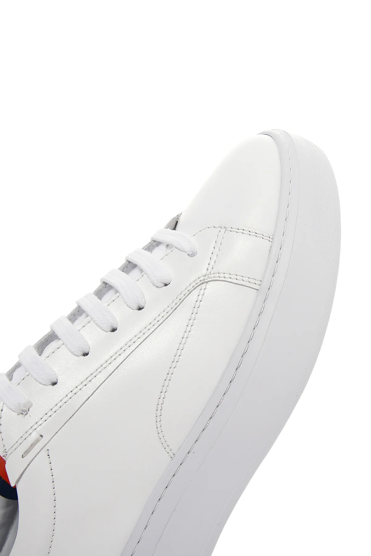Erkek Beyaz Deri Sneaker - Image 9