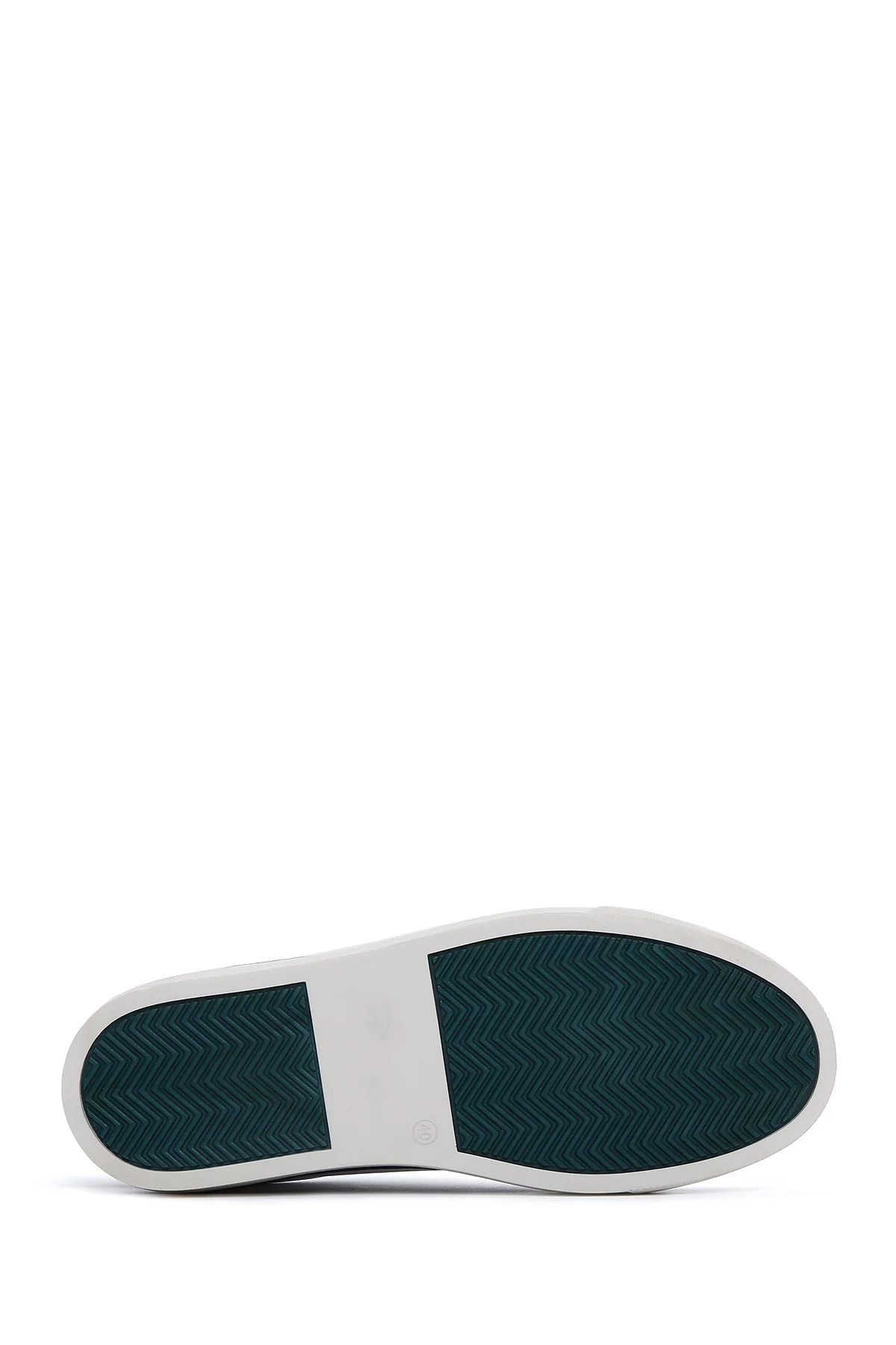 Erkek Beyaz Deri Sneaker - Image 4