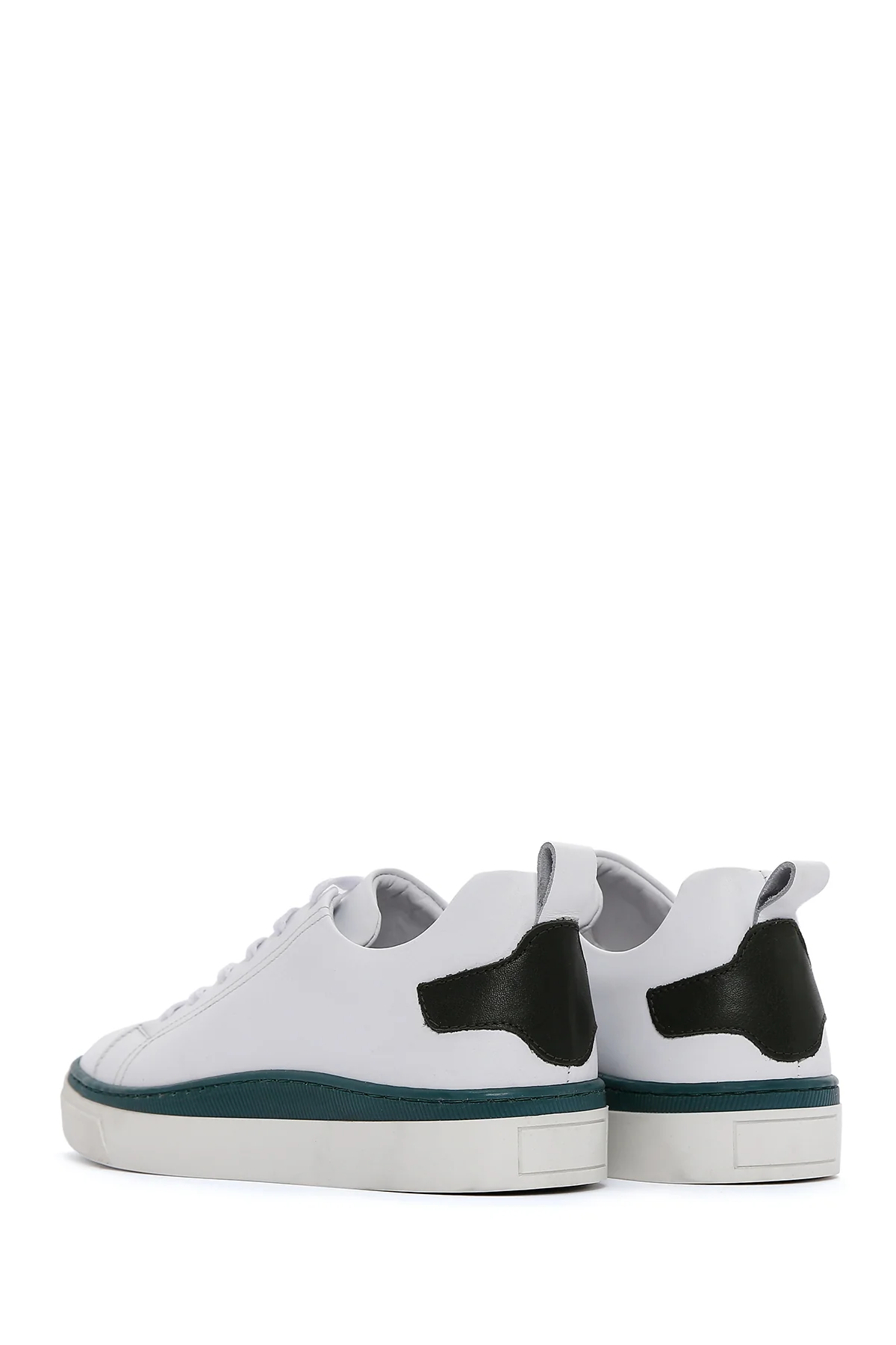 Erkek Beyaz Deri Sneaker - Image 5