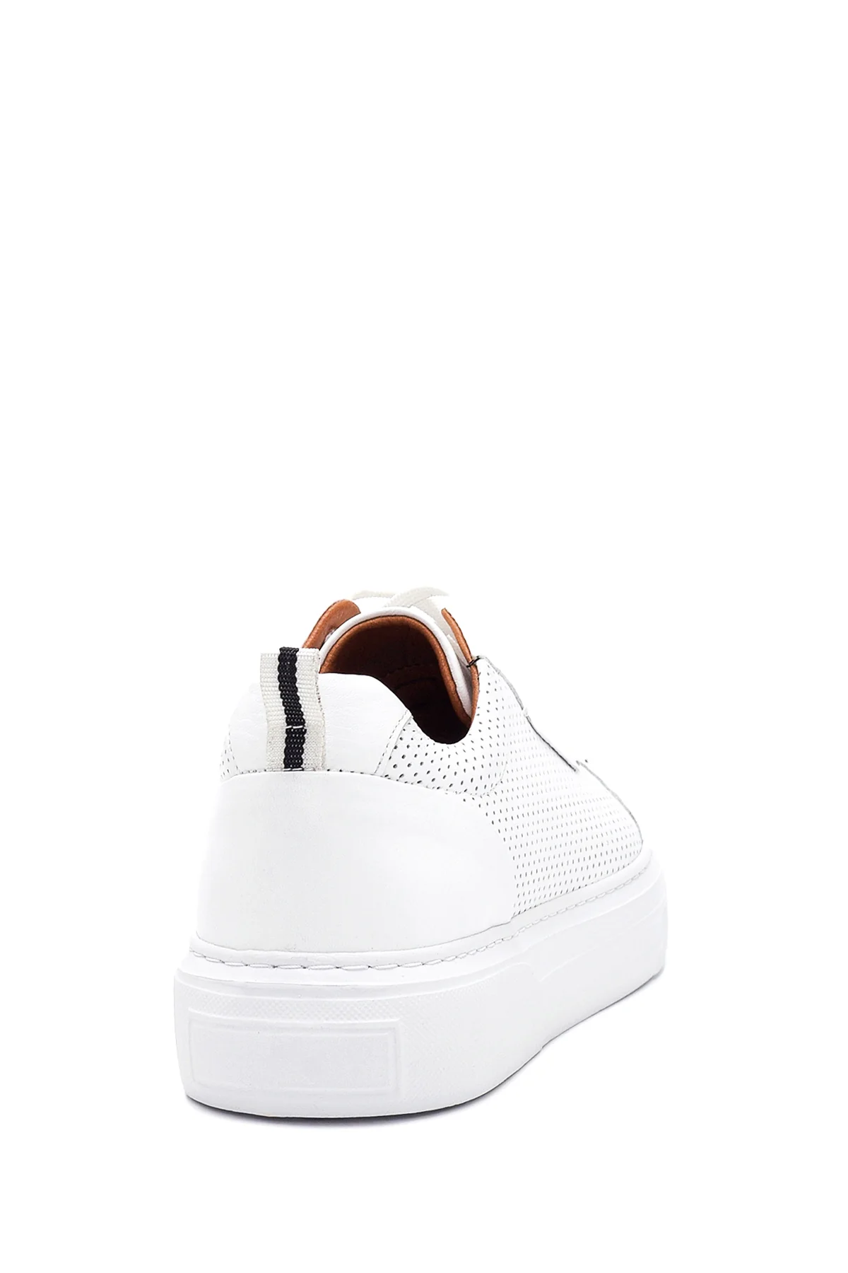 Erkek Beyaz Deri Sneaker - Image 3