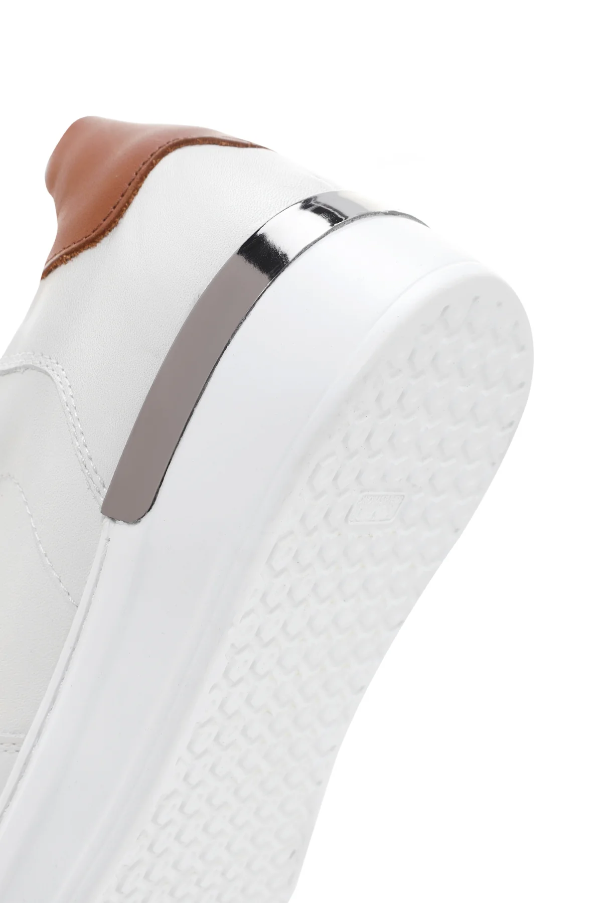 Erkek Beyaz Deri Sneaker - Image 8