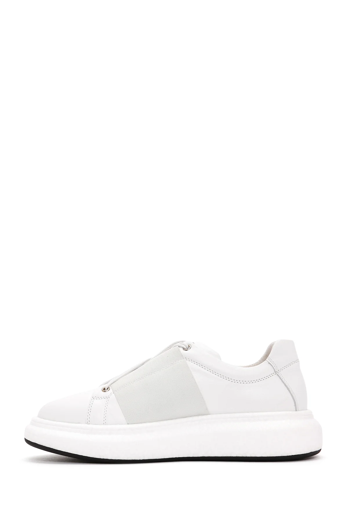 Erkek Beyaz Deri Sneaker - Image 2