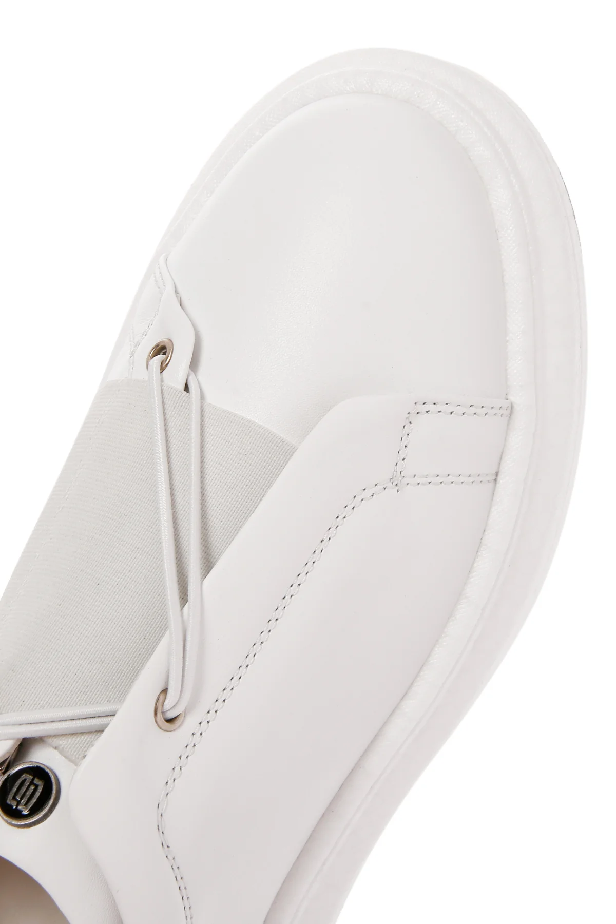 Erkek Beyaz Deri Sneaker - Image 9