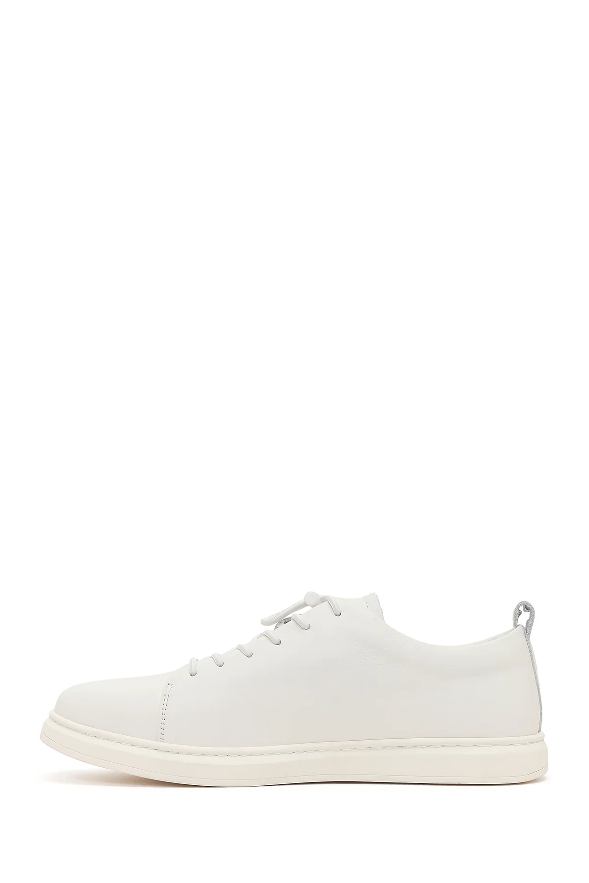 Erkek Beyaz Deri Sneaker - Image 3