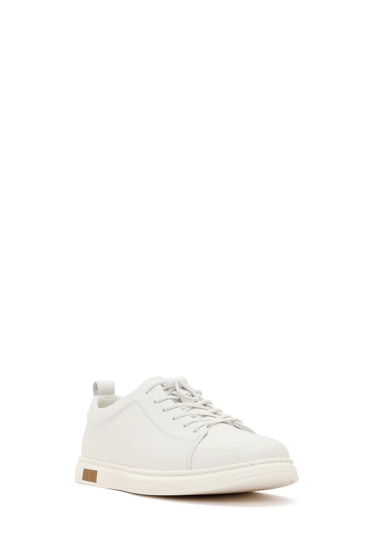 Erkek Beyaz Deri Sneaker - Image 7