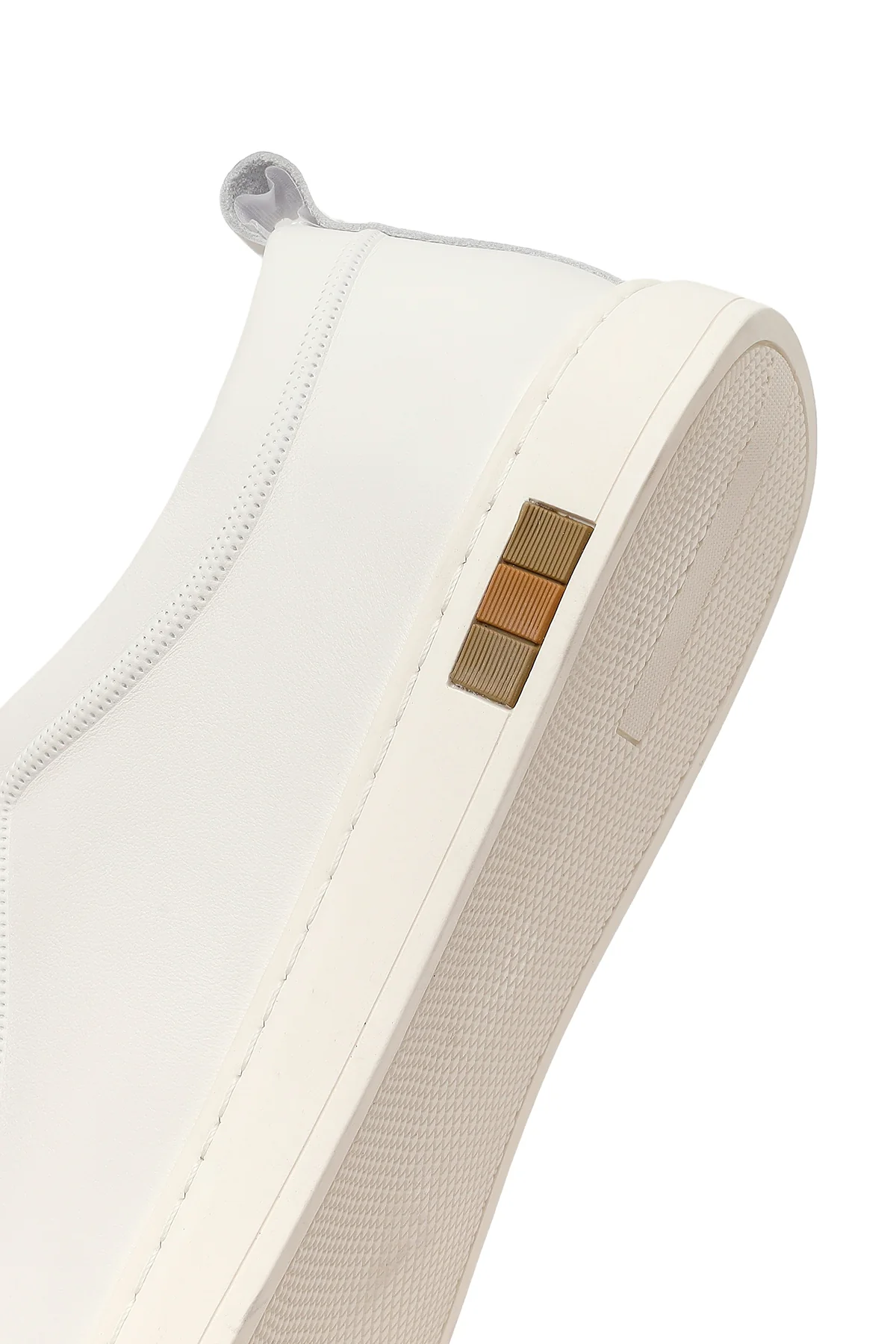 Erkek Beyaz Deri Sneaker - Image 8