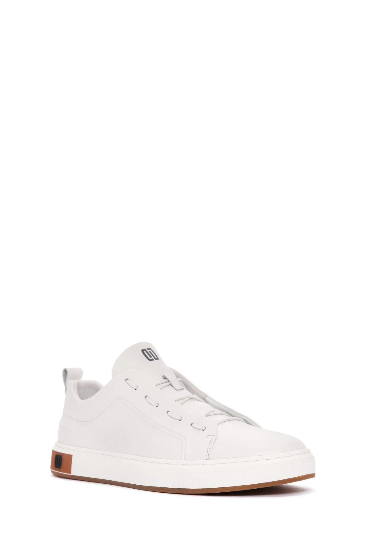 Erkek Beyaz Deri Sneaker - Image 7