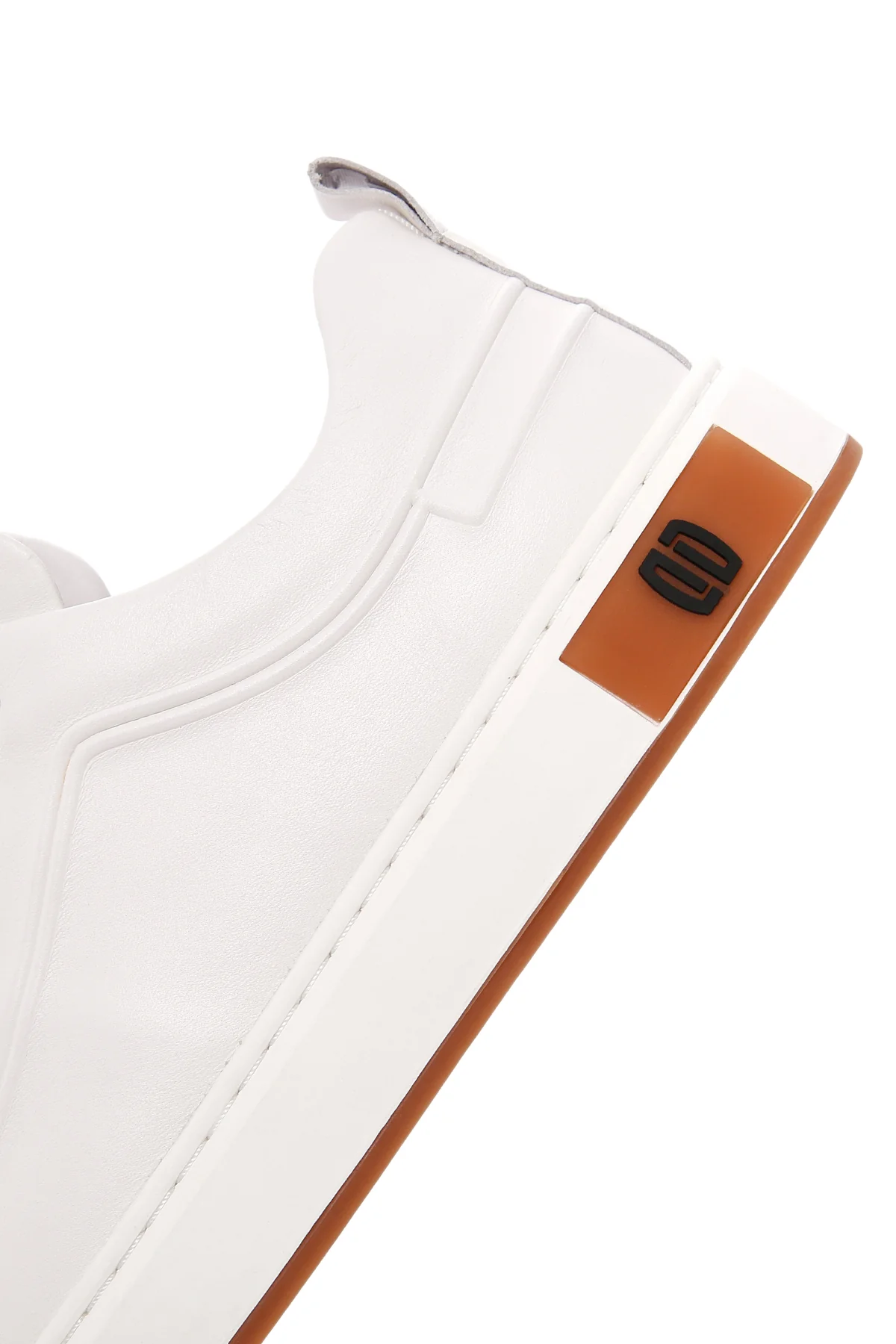 Erkek Beyaz Deri Sneaker - Image 8