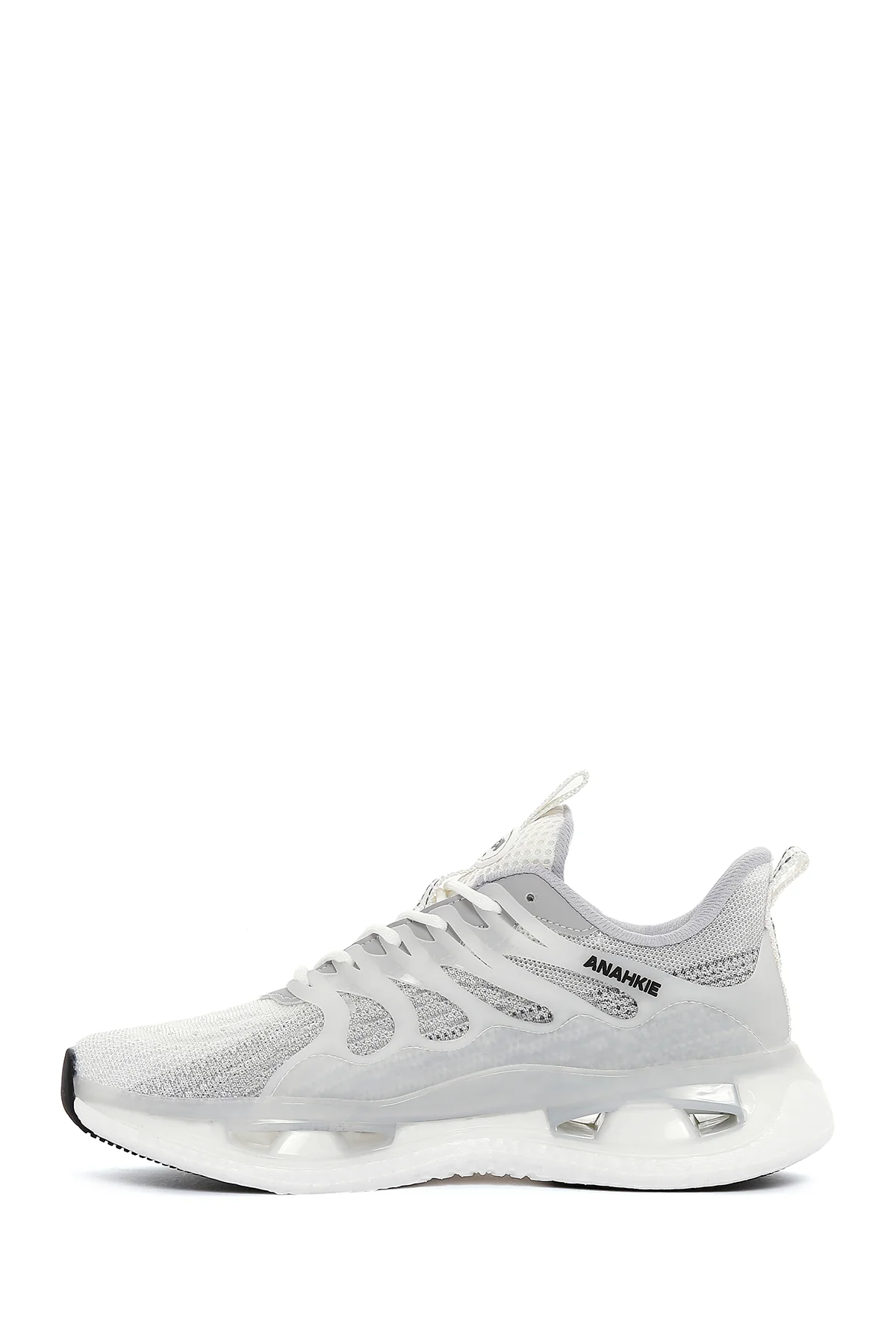 Erkek Beyaz Gri Kalın Tabanlı Sneaker - Image 2